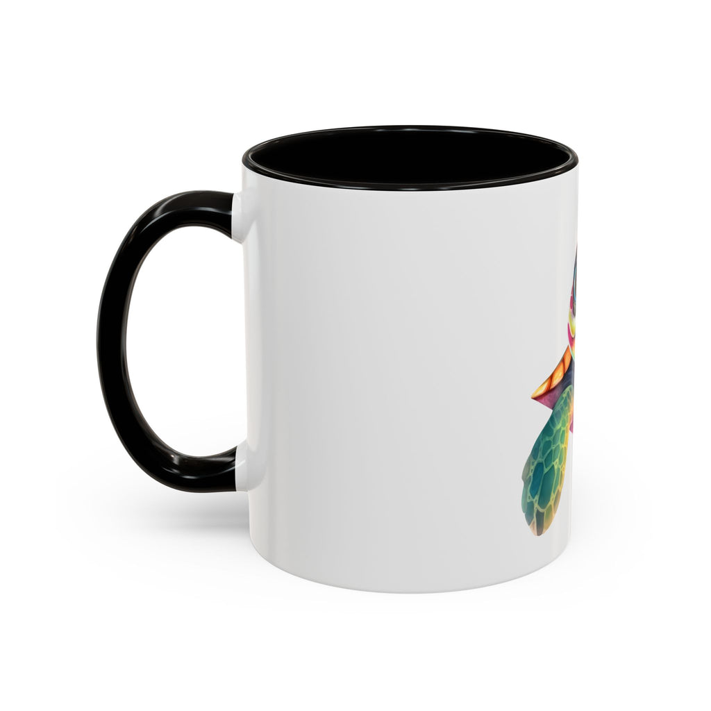 Colorful Sea Turtle Mug (11oz) – Cute Rainbow Marine Coffee Cup