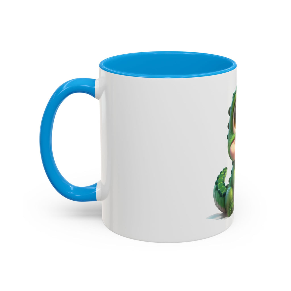 Cute Baby Alligator Coffee Mug — Adorable Cartoon Crocodile 11oz