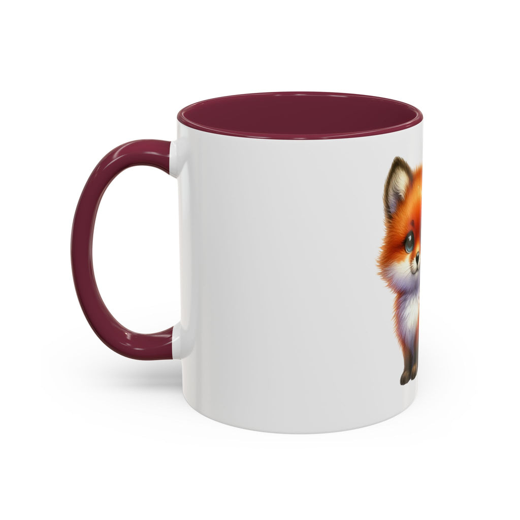 Cute Red Fox Coffee Mug — Adorable Animal Ceramic Mug (11oz)