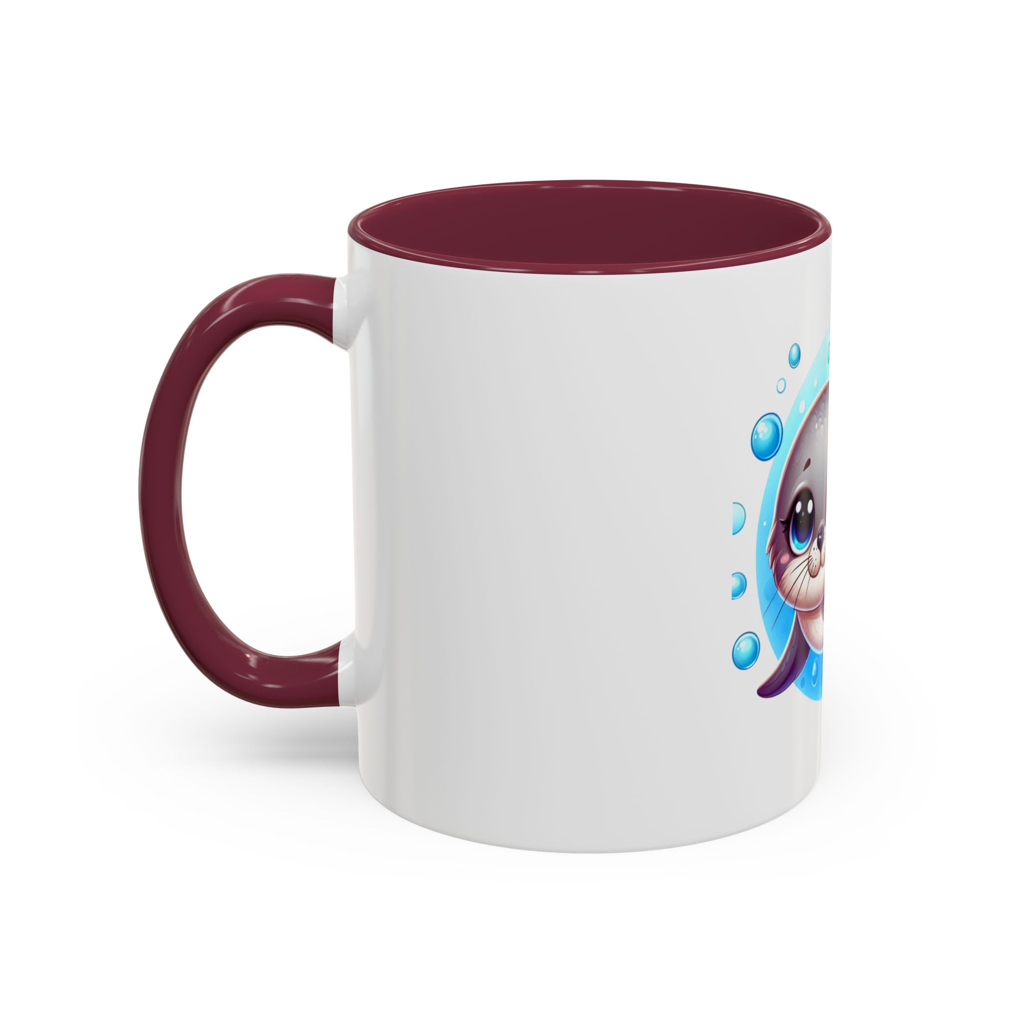 Cute Seal Coffee Mug – Adorable Ocean Animal 11oz Colorful Ceramic