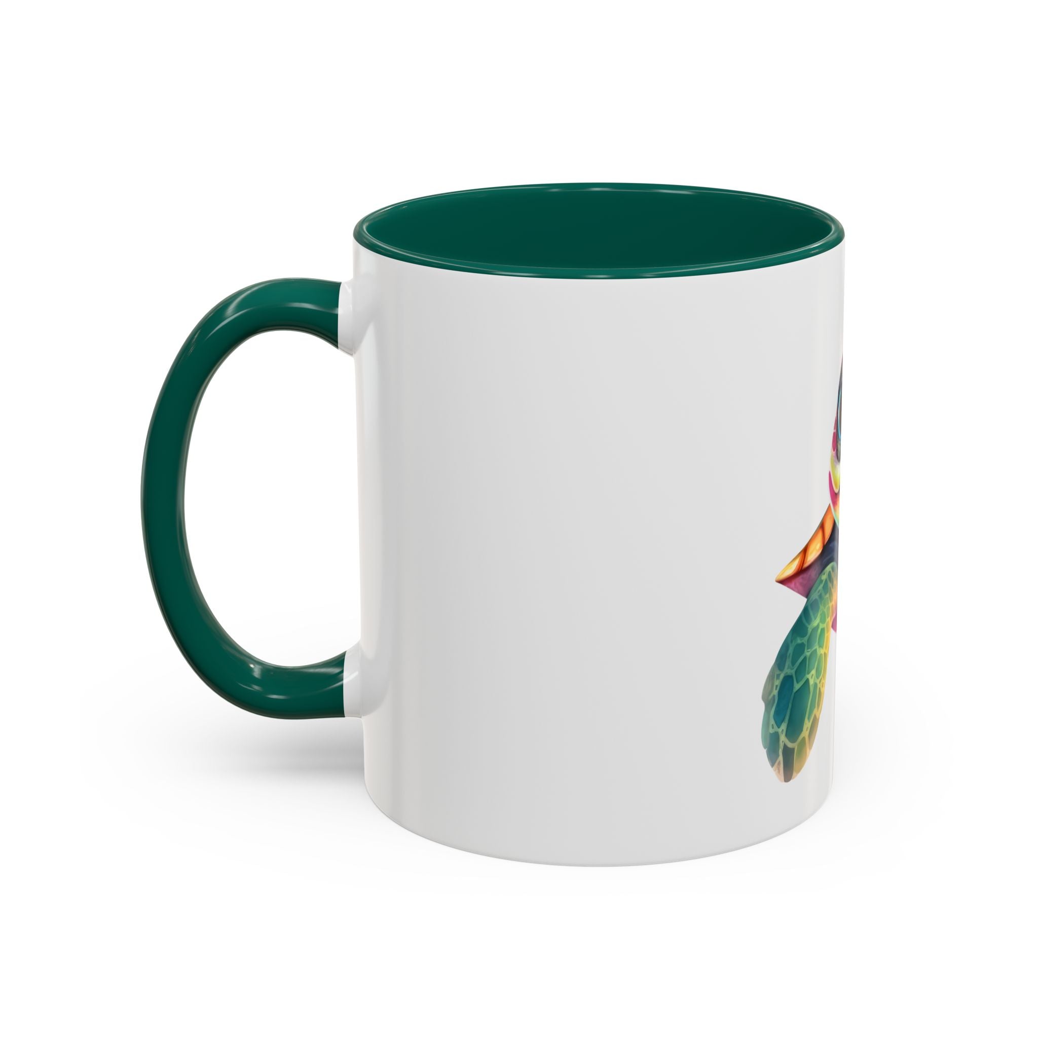Colorful Sea Turtle Mug (11oz) – Cute Rainbow Marine Coffee Cup