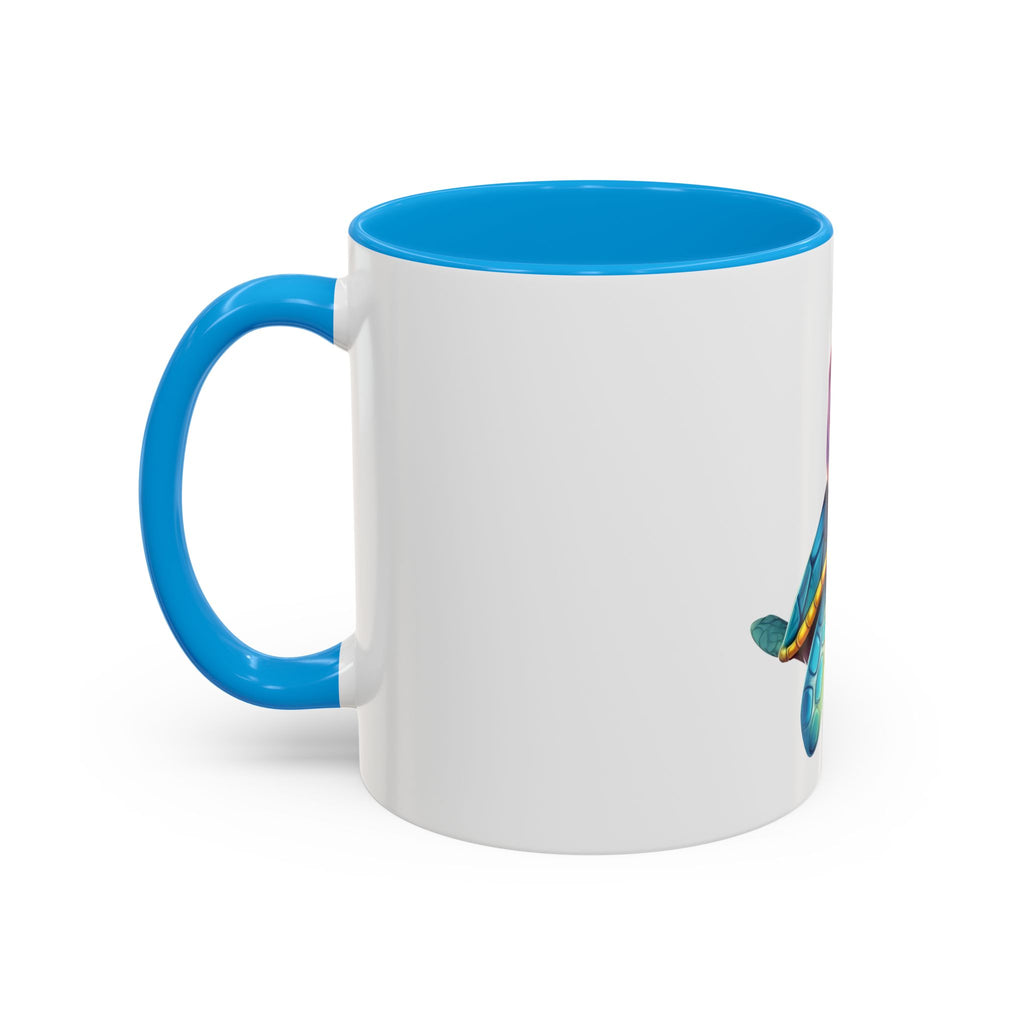 Cute Colorful Sea Turtle Coffee Mug (11oz)