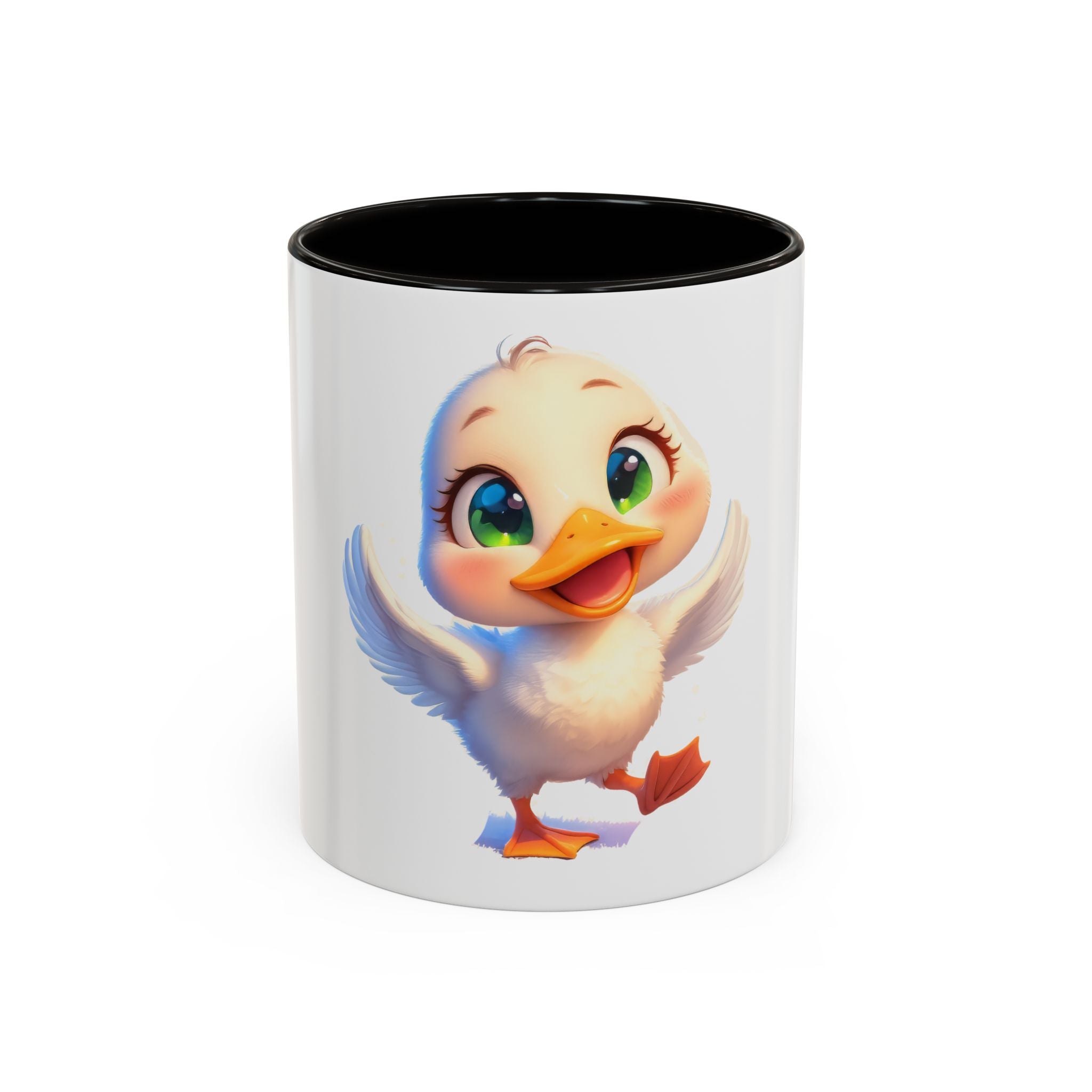 Cute Duckling Coffee Mug — Adorable Cartoon Baby Duck 11oz