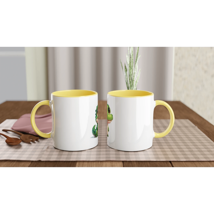 Cute Frog Mug with Color Inside