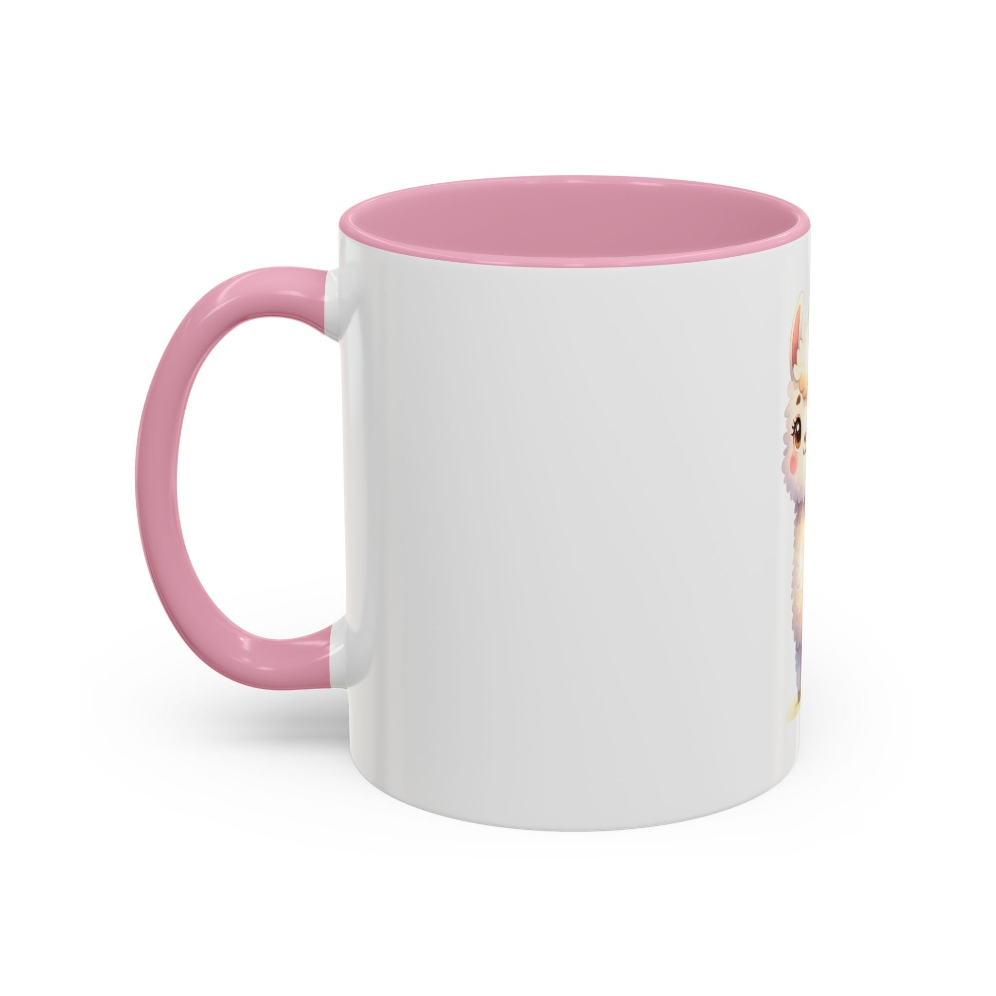 Cute Kawaii Alpaca Coffee Mug (11oz) – Adorable Pastel Llama Gift