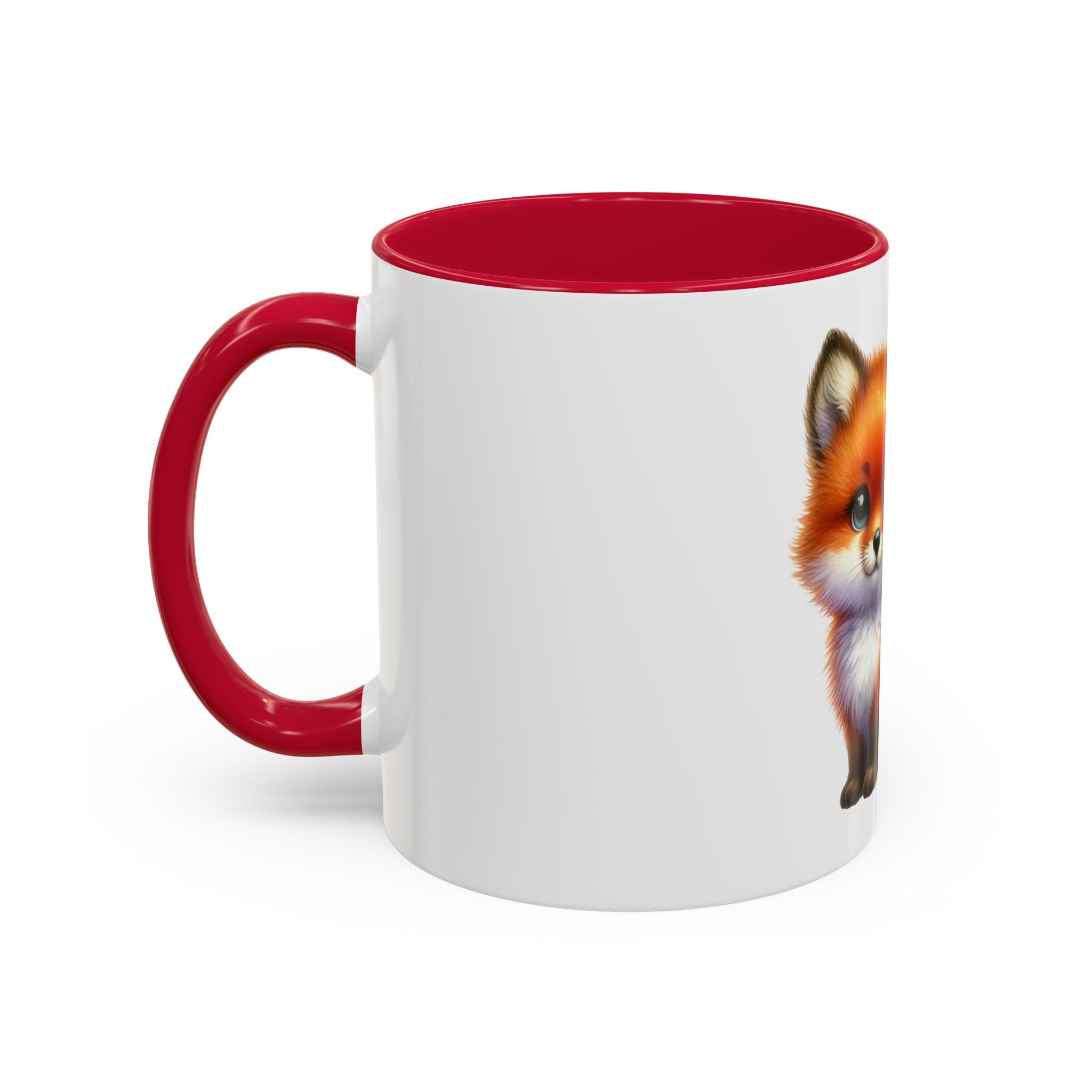 Cute Red Fox Coffee Mug — Adorable Animal Ceramic Mug (11oz)