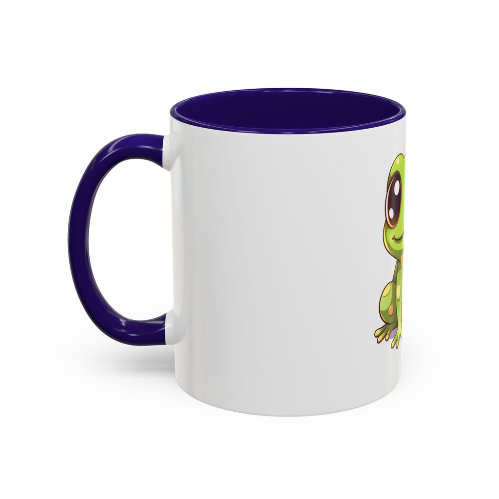 Cute Frog Coffee Mug — 11oz Colorful Ceramic Cup
