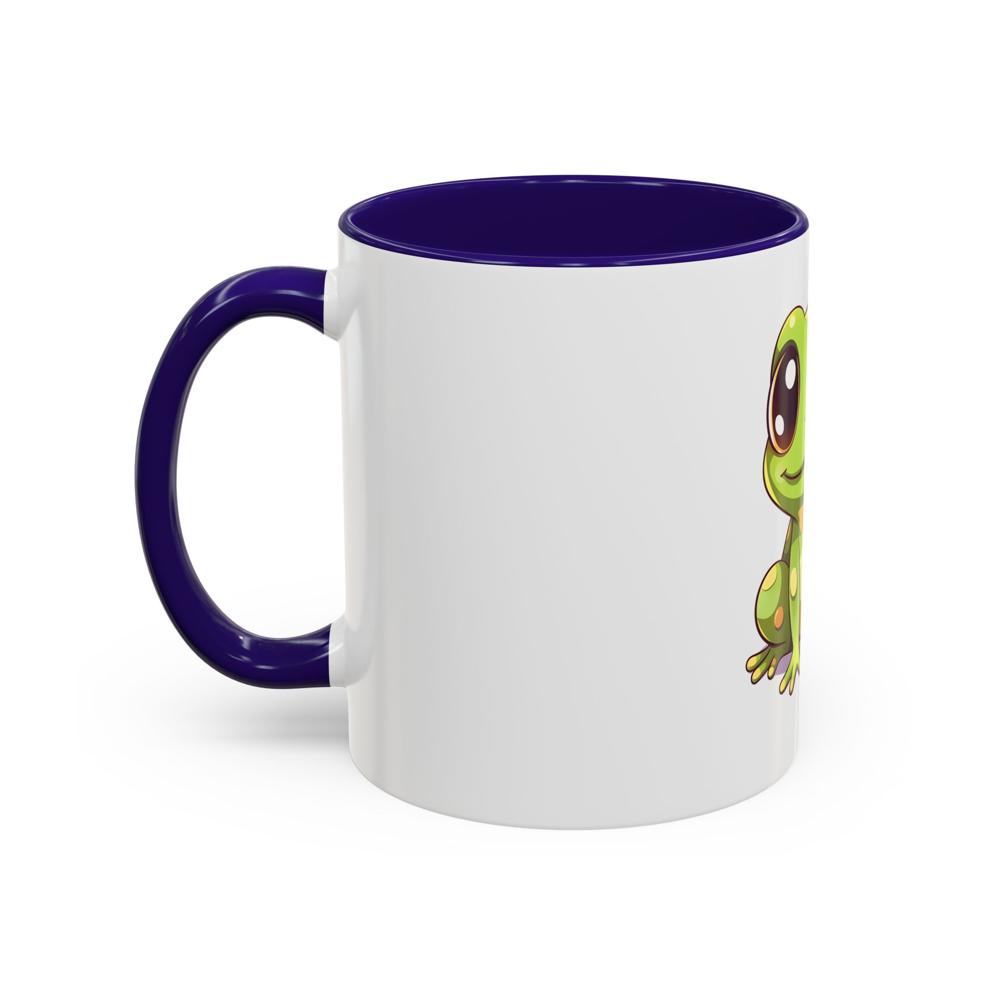 Cute Frog Coffee Mug — 11oz Colorful Ceramic Cup