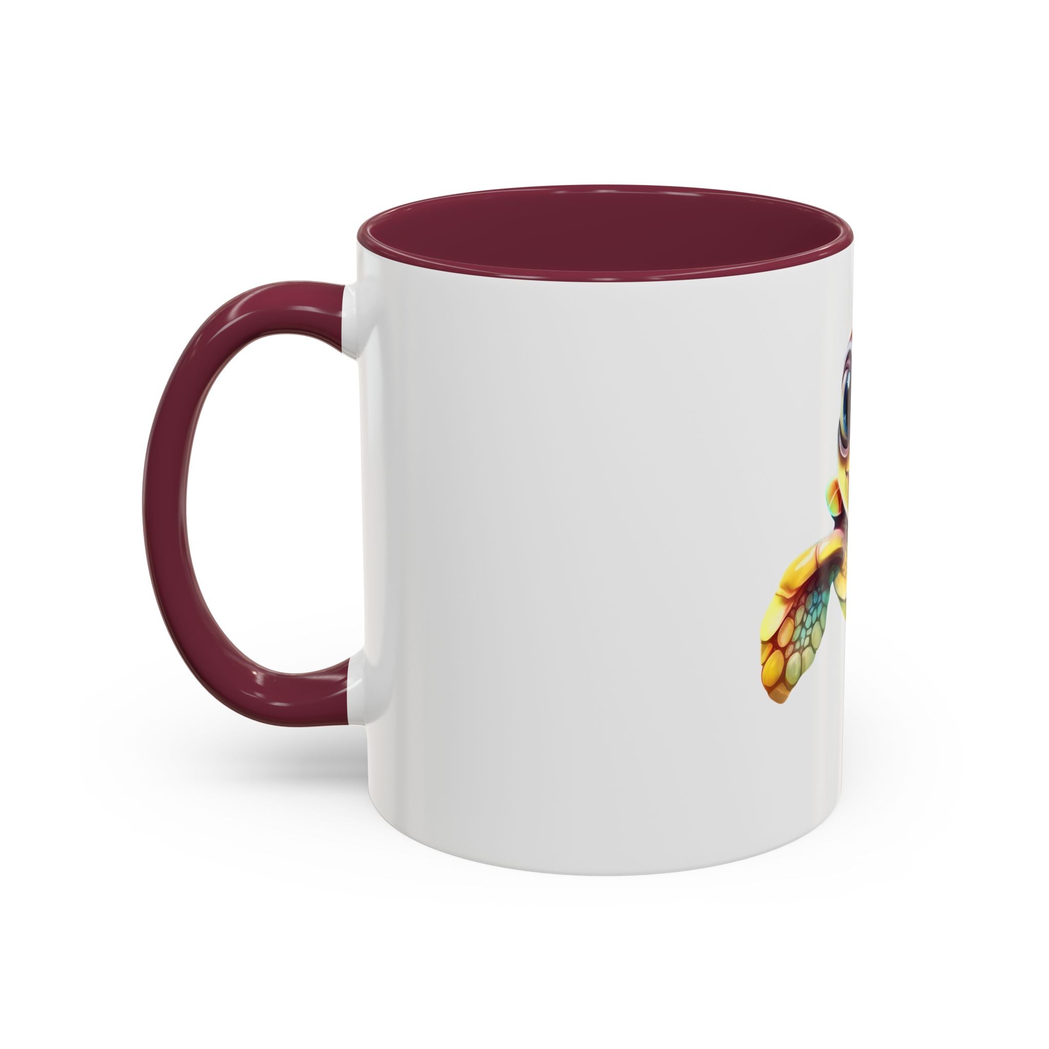 Cute Colorful Sea Turtle Mug — 11oz Ceramic Coffee Cup