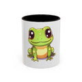 Cute Frog Coffee Mug — 11oz Colorful Ceramic Cup