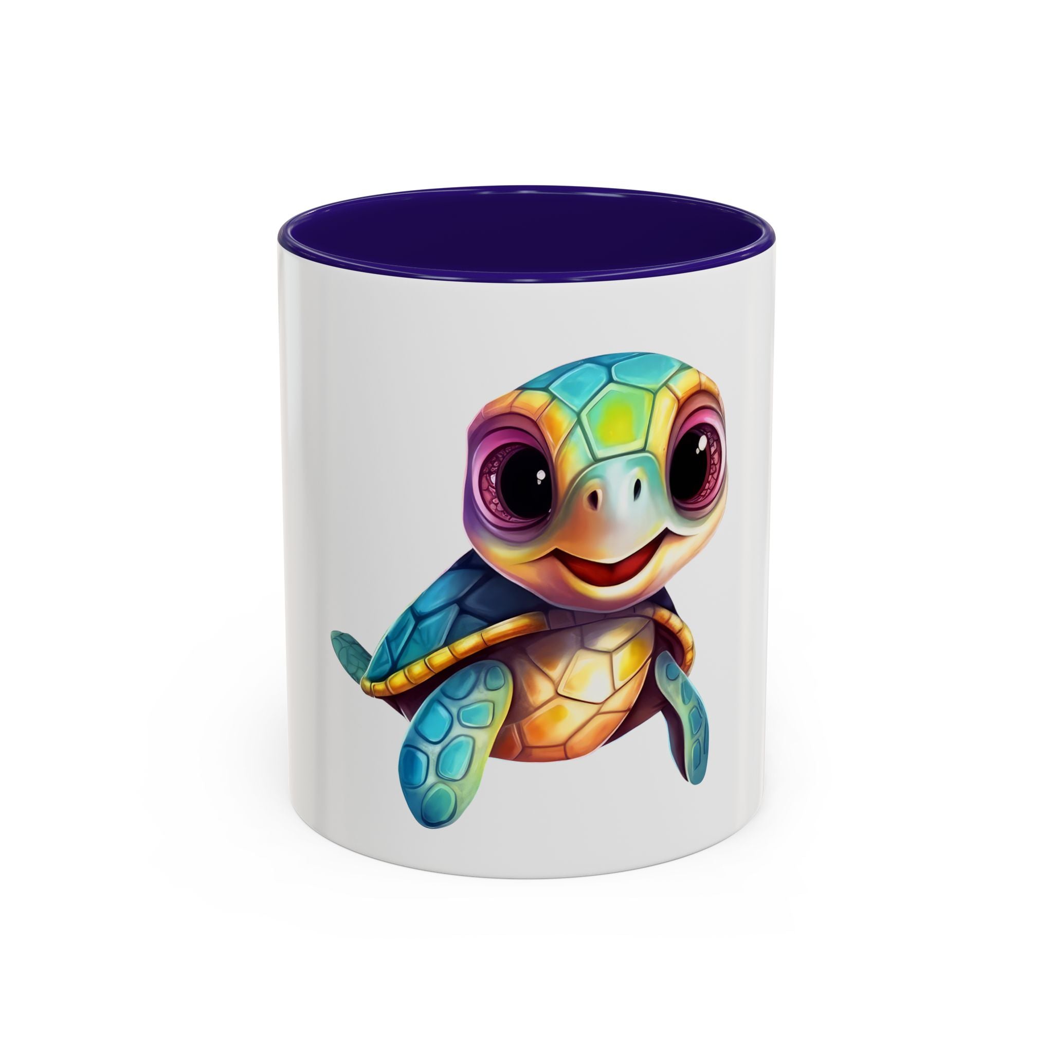 Cute Colorful Sea Turtle Coffee Mug (11oz)