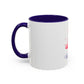 Cute Pink Flamingo Coffee Mug — Color Accent 11oz