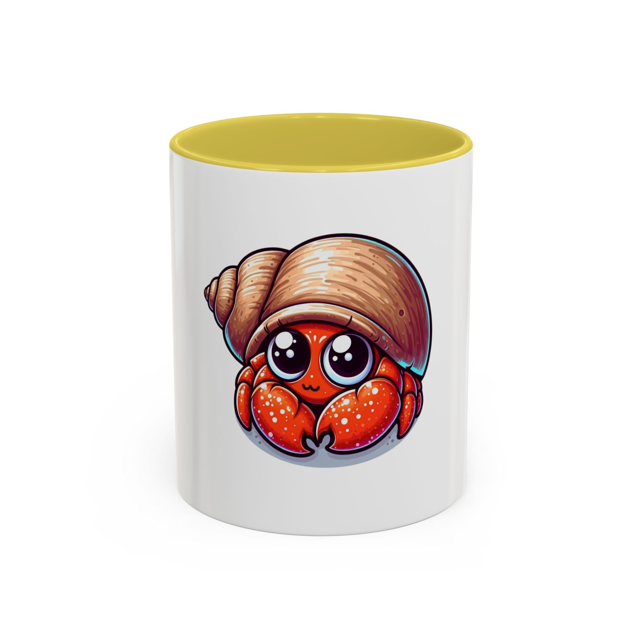 Cute Hermit Crab Mug — Colorful 11oz Ceramic Coffee Cup