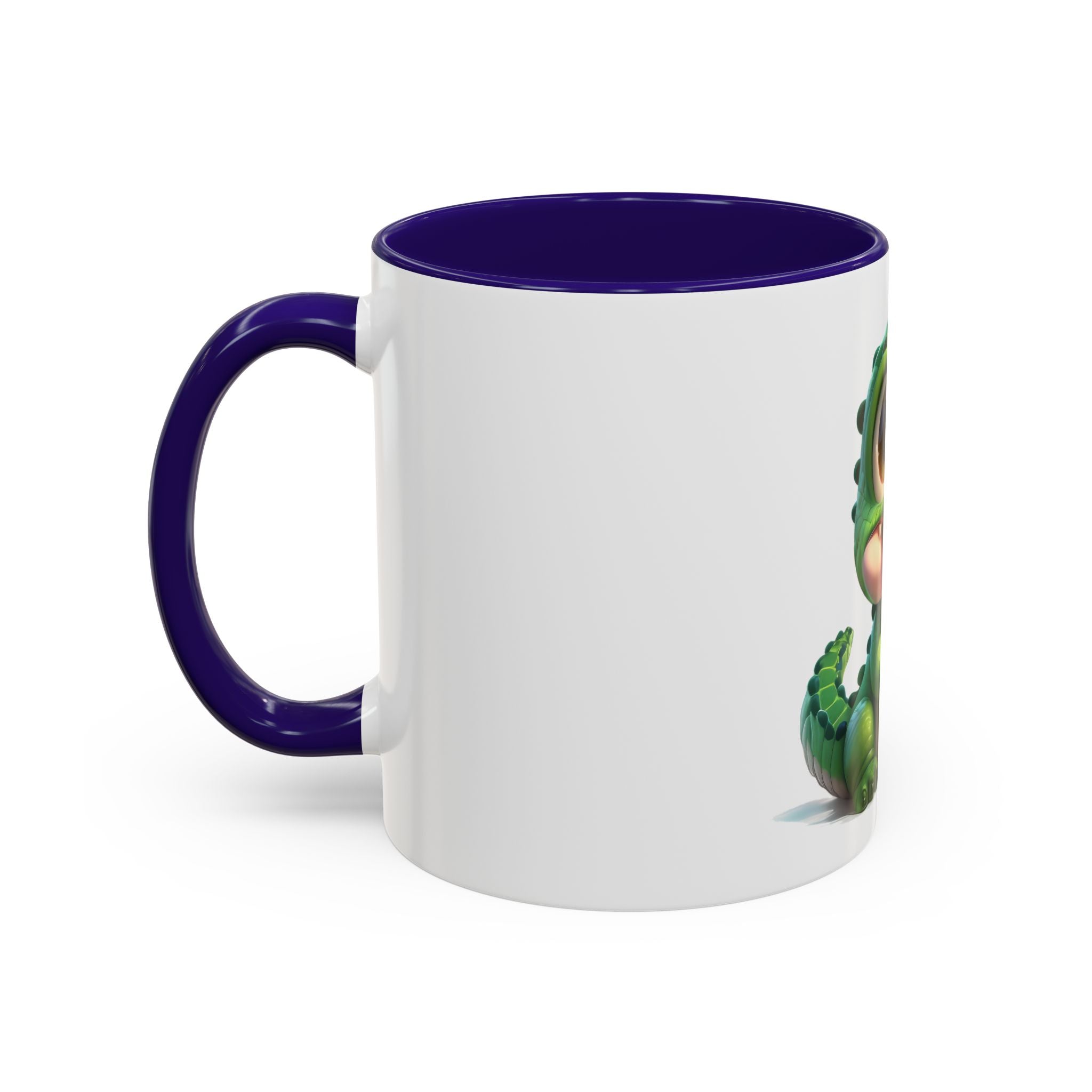 Cute Baby Alligator Coffee Mug — Adorable Cartoon Crocodile 11oz