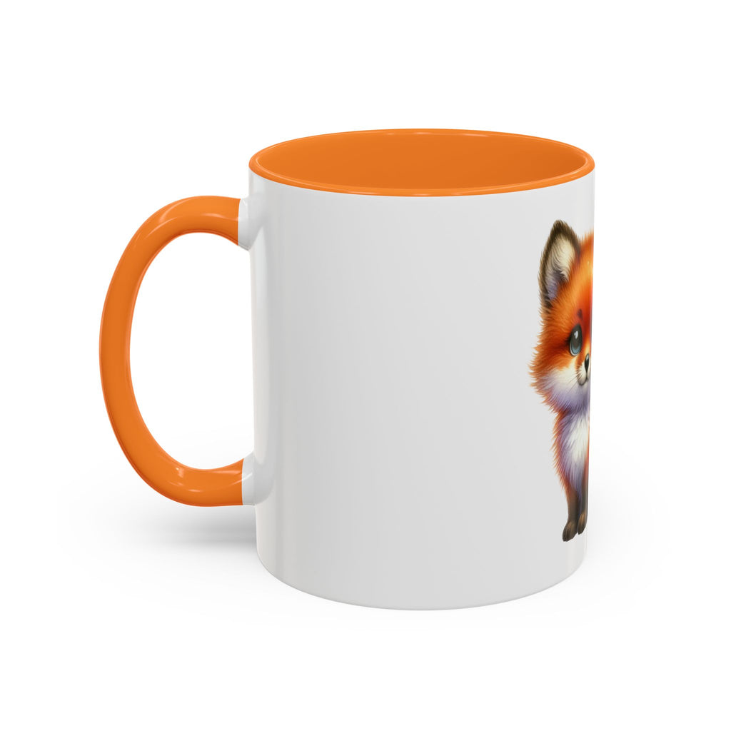 Cute Red Fox Coffee Mug — Adorable Animal Ceramic Mug (11oz)