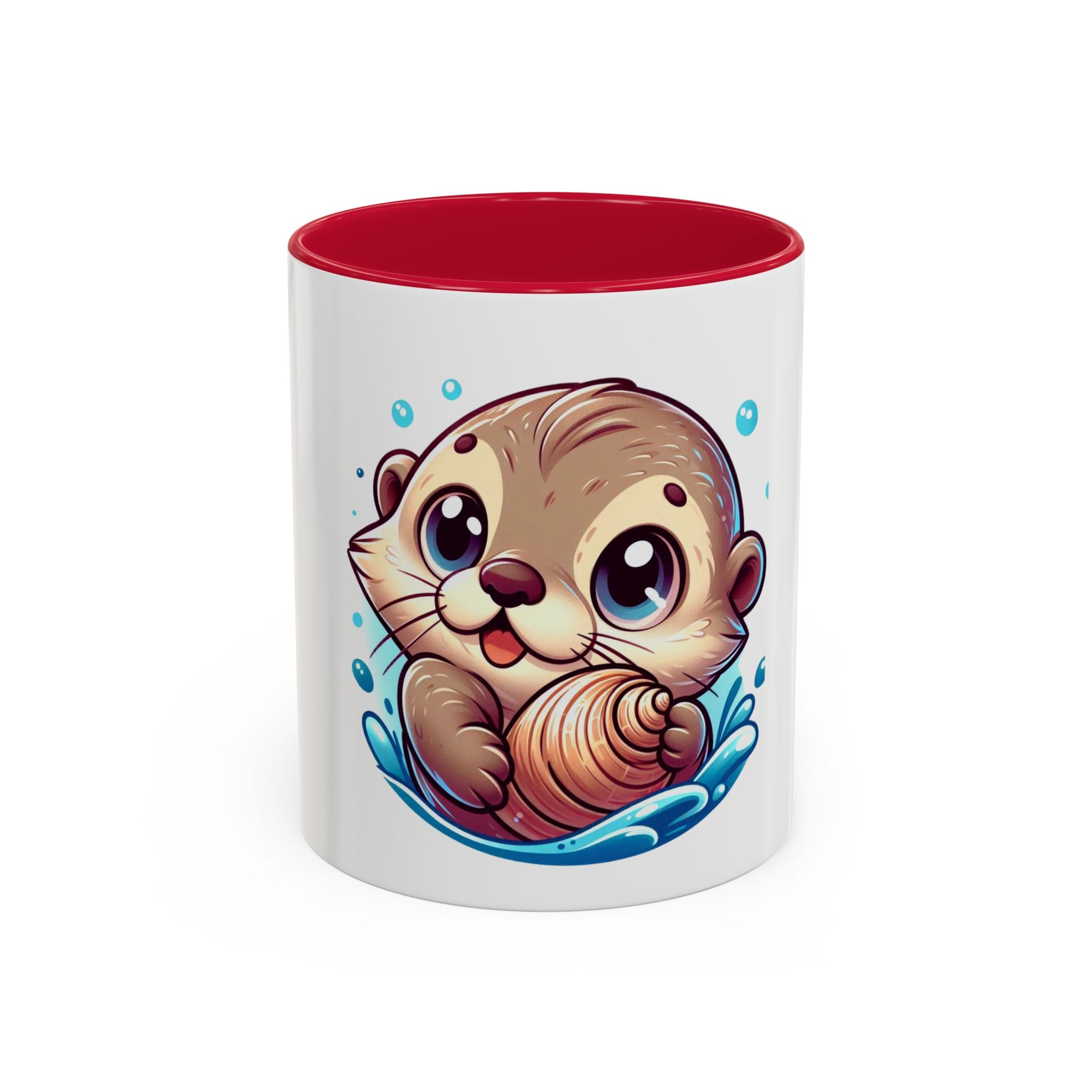 Cute Otter Mug (11oz) — Adorable Cartoon Sea Otter Coffee Cup