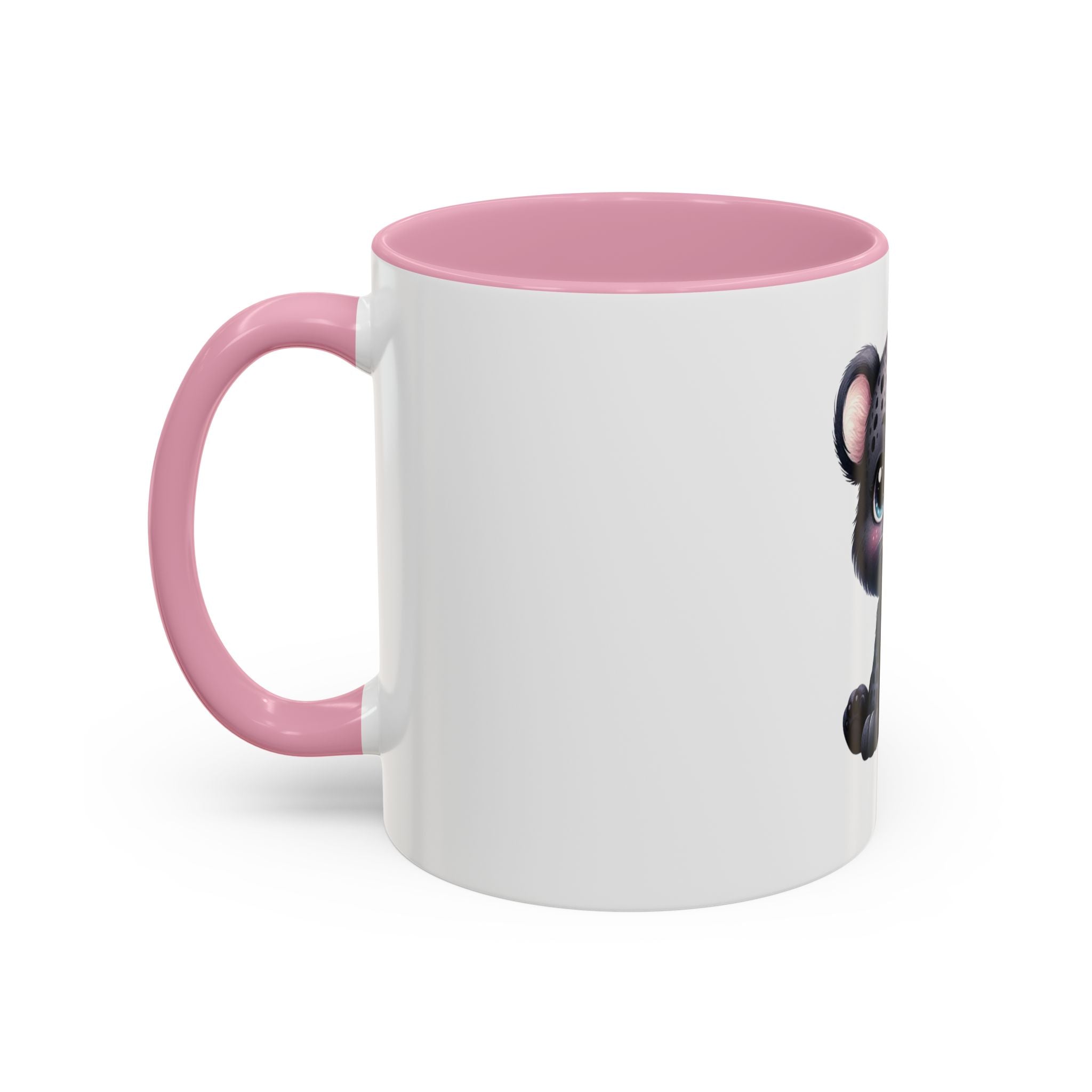 Cute Baby Black Panther Mug — Cute Leopard Cub Coffee Cup (11oz)