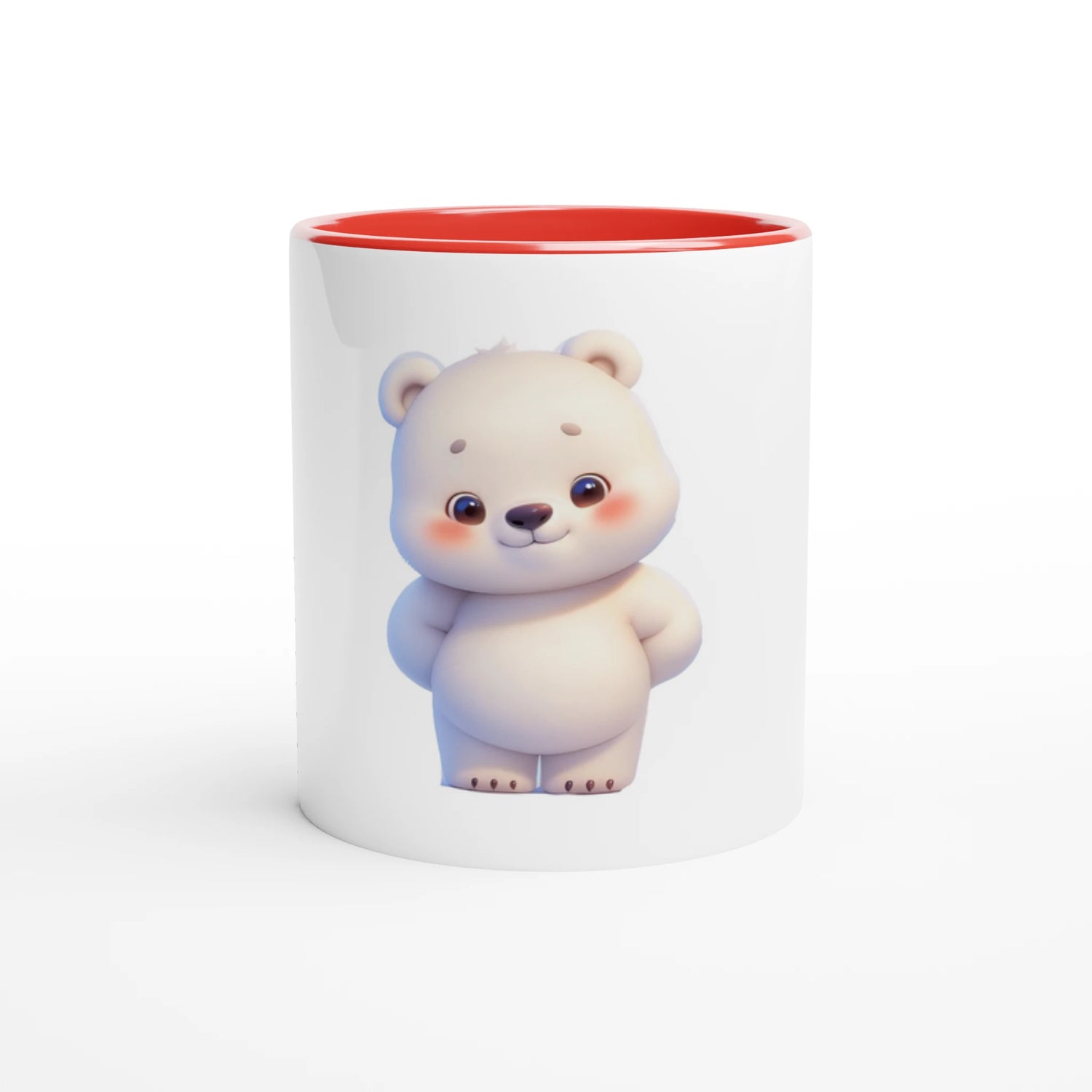 Cute Bear Mug with Color Inside