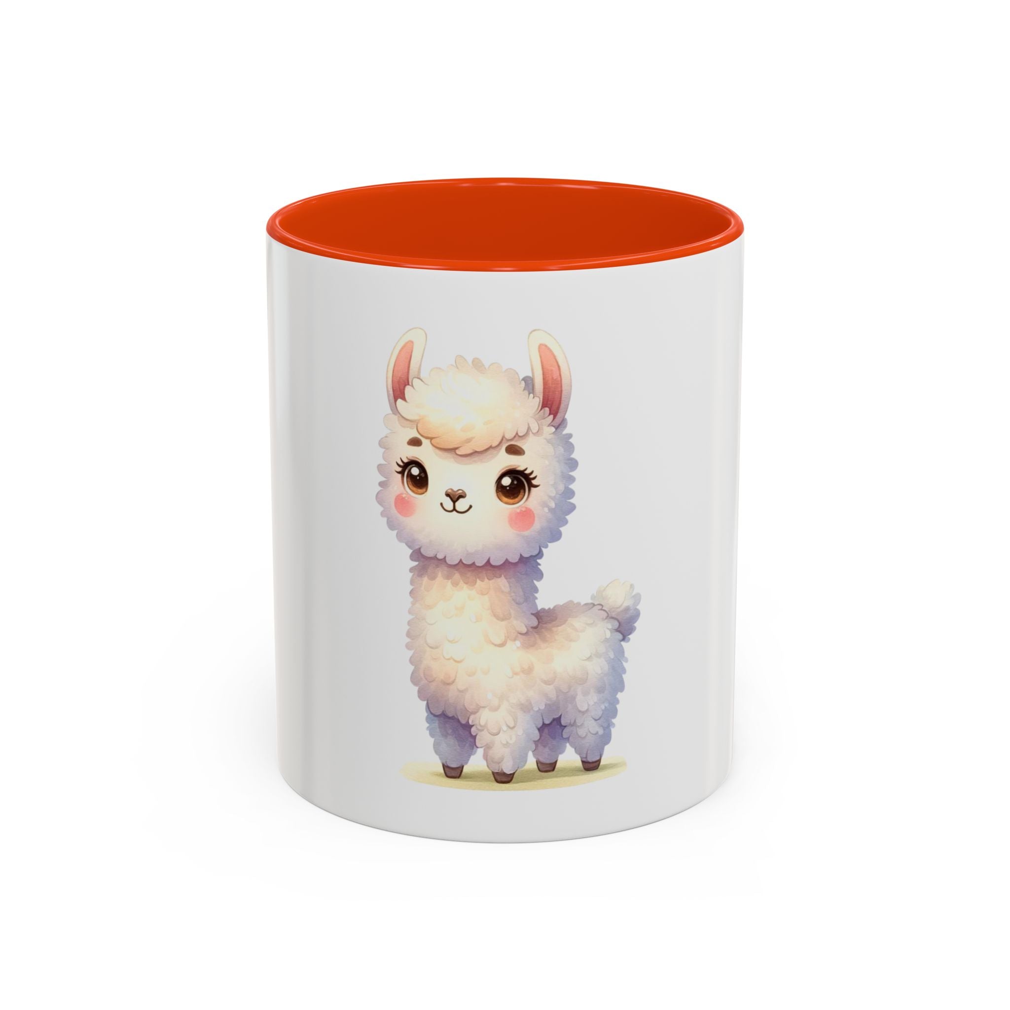 Cute Kawaii Alpaca Coffee Mug (11oz) – Adorable Pastel Llama Gift