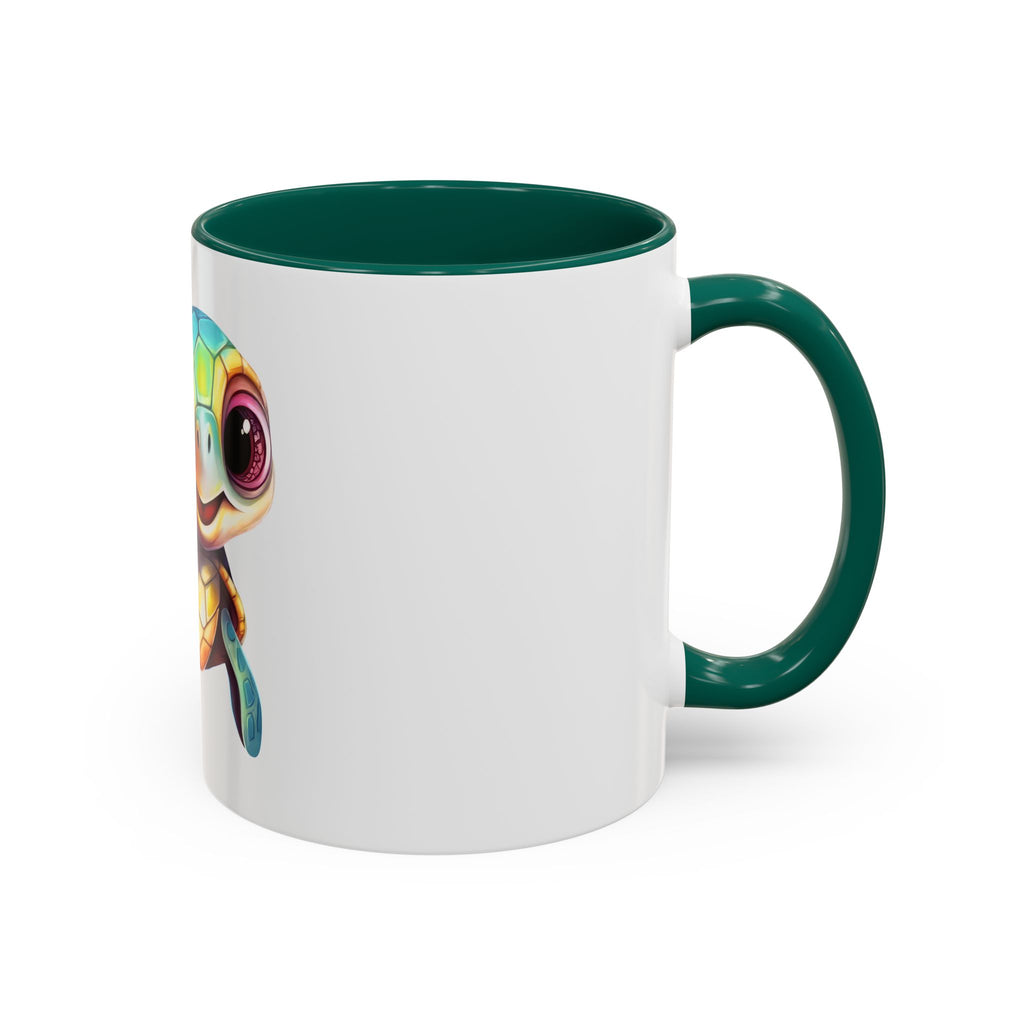 Cute Colorful Sea Turtle Coffee Mug (11oz)