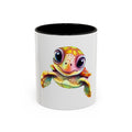 Cute Colorful Sea Turtle Mug — 11oz Ceramic Coffee Cup