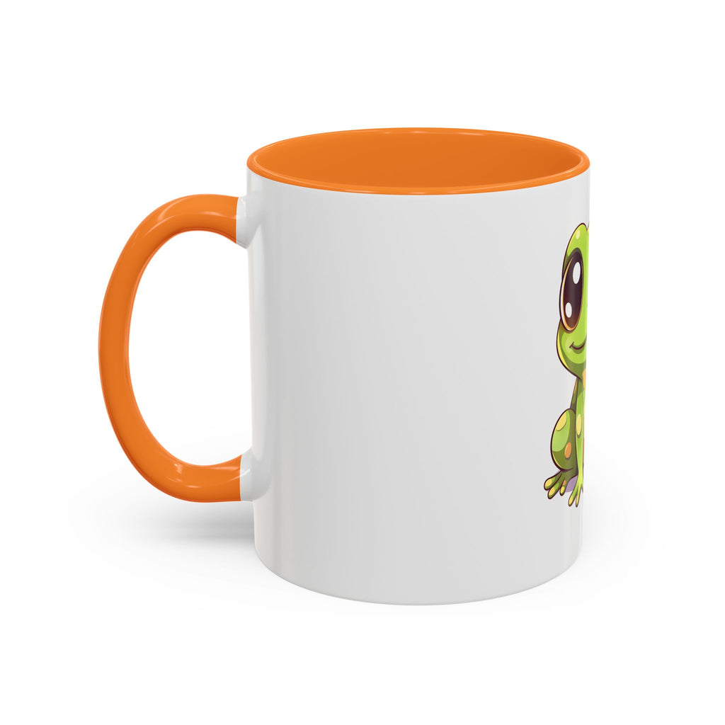 Cute Frog Coffee Mug — 11oz Colorful Ceramic Cup
