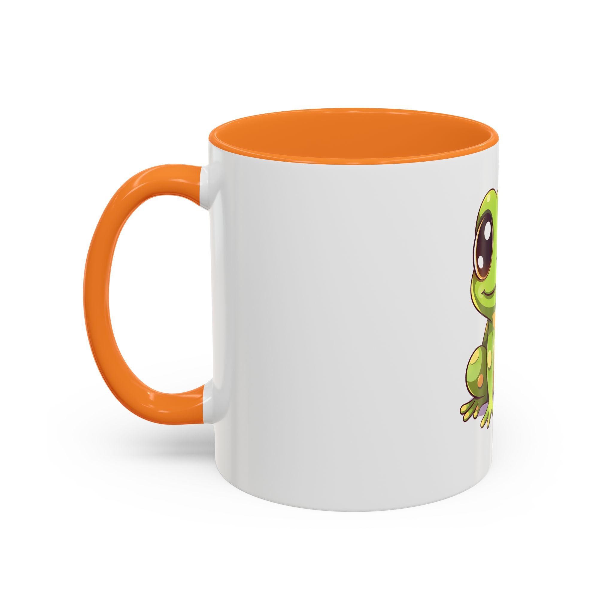 Cute Frog Coffee Mug — 11oz Colorful Ceramic Cup