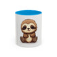 Cute Sloth Coffee Mug (11oz) – Adorable Cartoon Animal Tea Cup