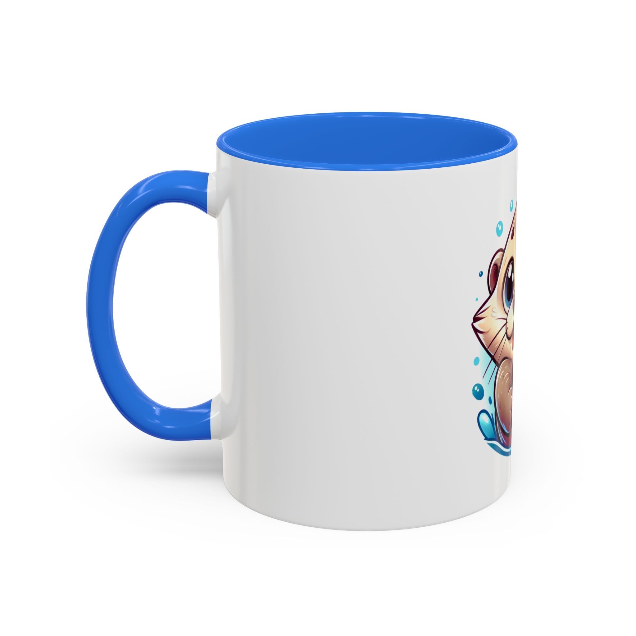 Cute Otter Mug (11oz) — Adorable Cartoon Sea Otter Coffee Cup