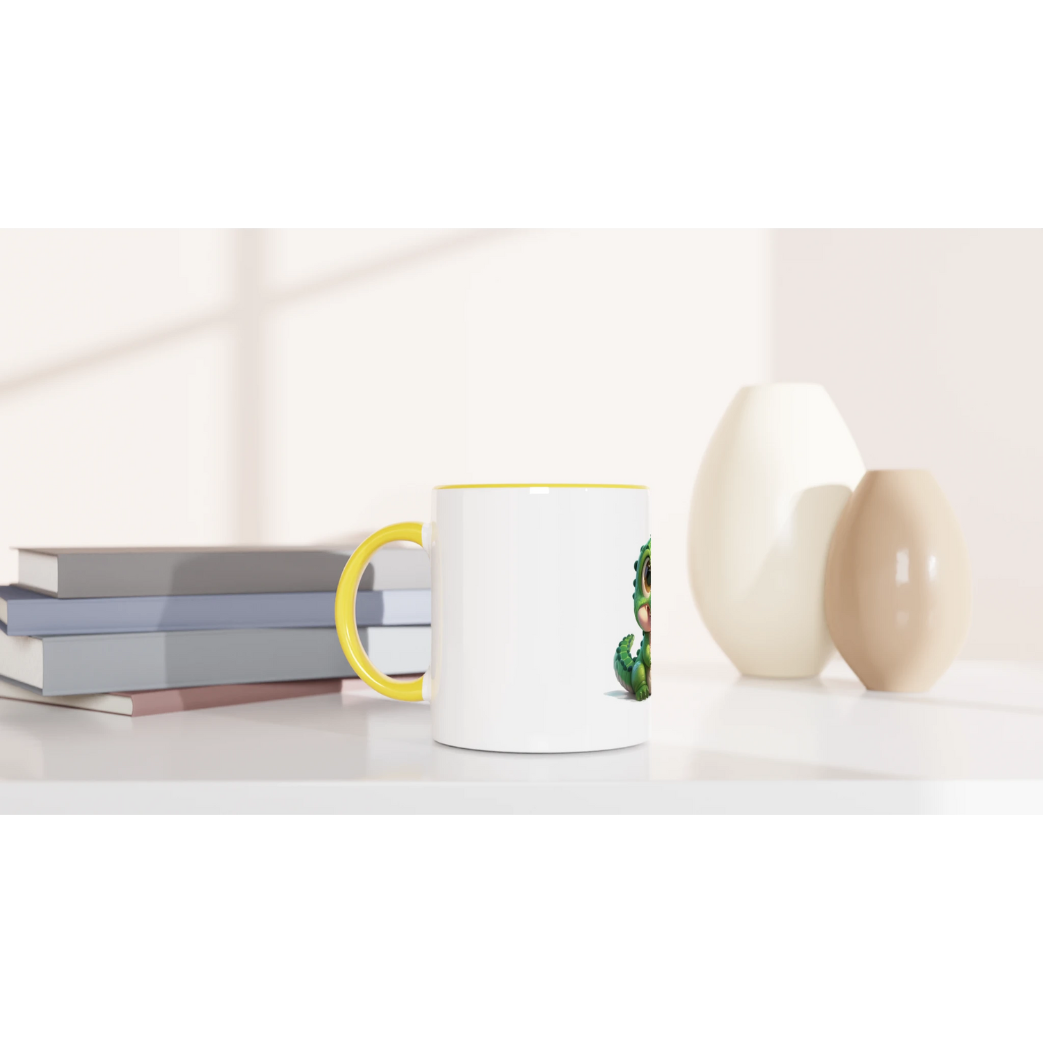 Cute Frog Mug with Color Inside