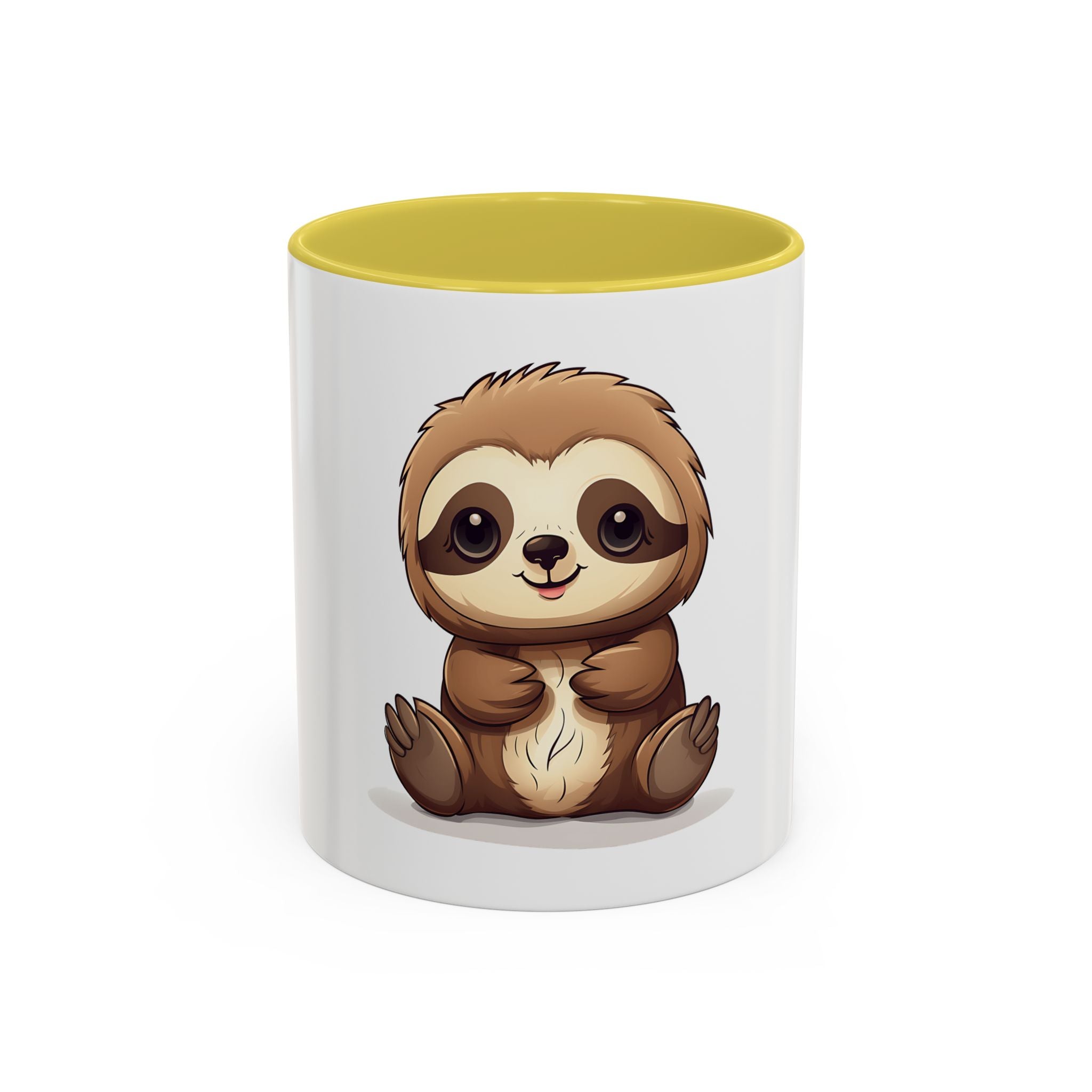 Cute Sloth Coffee Mug (11oz) – Adorable Cartoon Animal Tea Cup