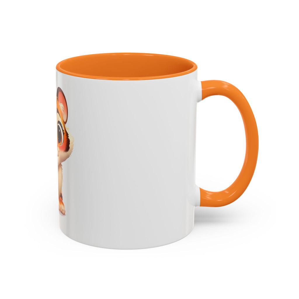 Cute Baby Tiger Coffee Mug — Adorable Cartoon Safari Animal Mug (11oz)