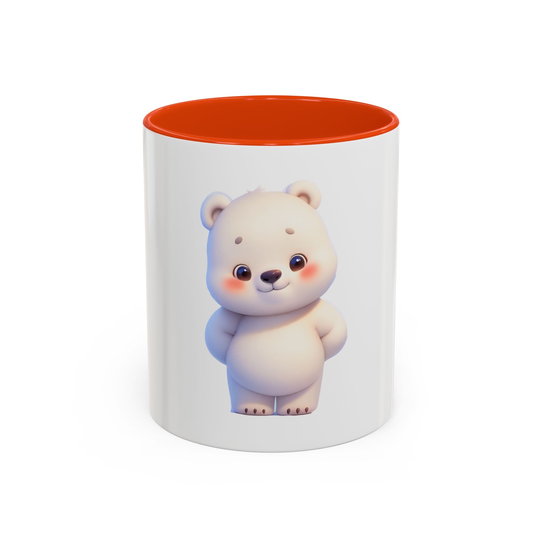 Cute White Bear Coffee Mug — Kawaii Polar Bear 11oz