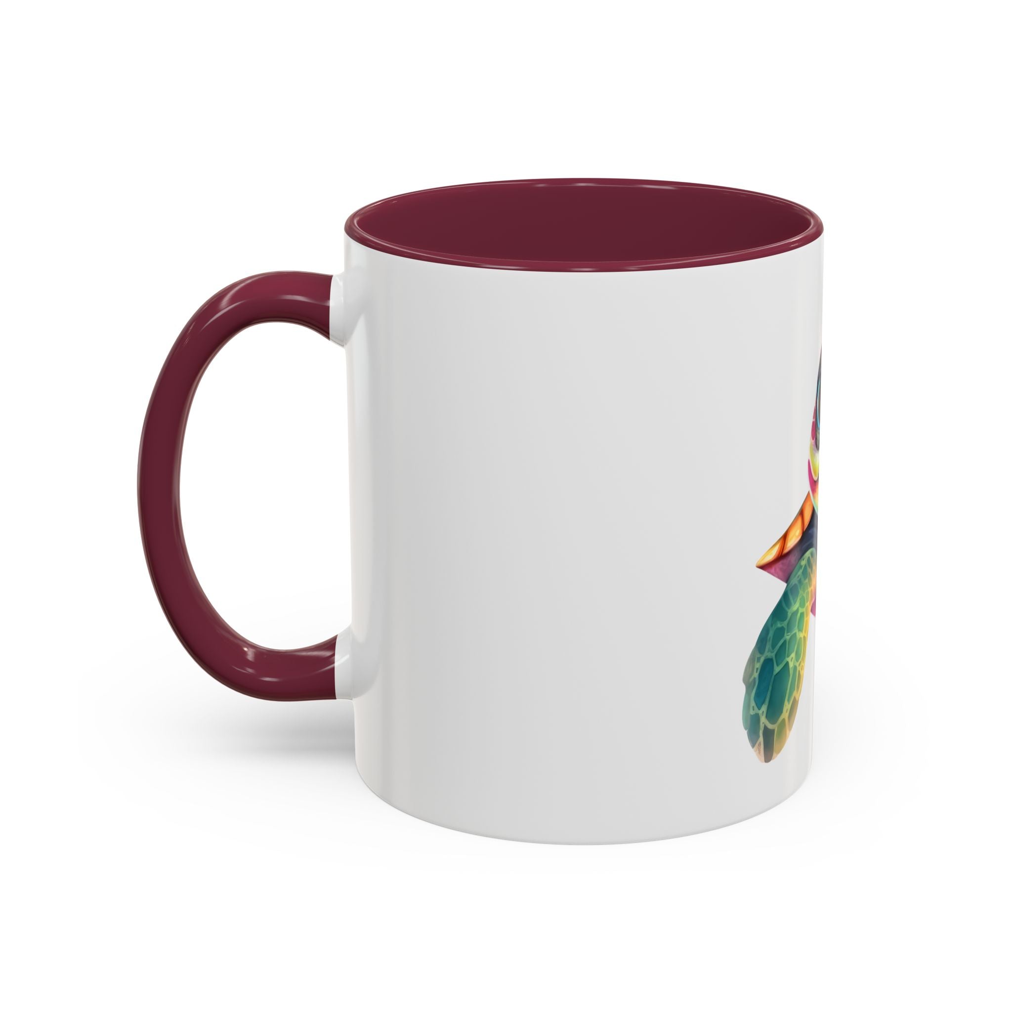 Colorful Sea Turtle Mug (11oz) – Cute Rainbow Marine Coffee Cup