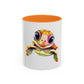 Cute Colorful Sea Turtle Mug — 11oz Ceramic Coffee Cup