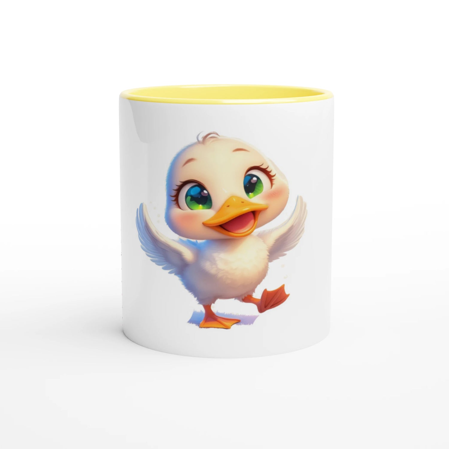 Cute Chick Mug with Color Inside