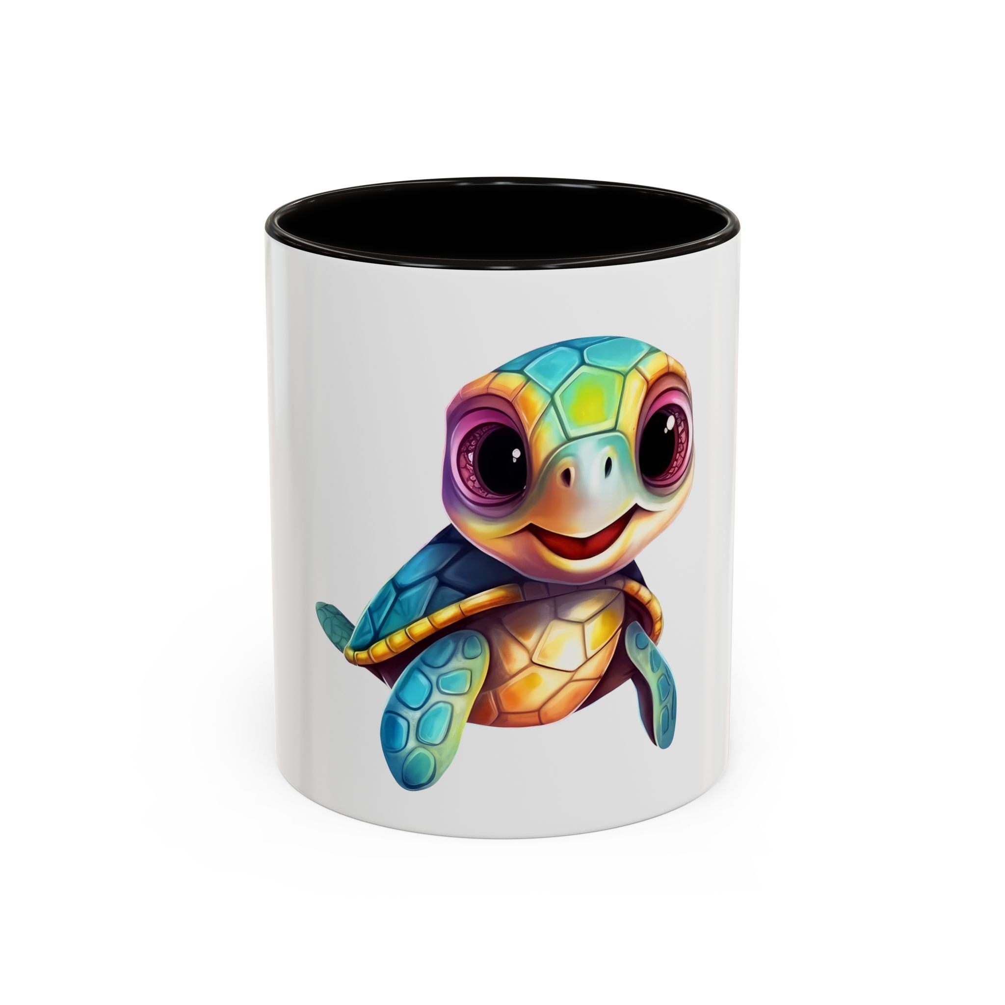 Cute Colorful Sea Turtle Coffee Mug (11oz)