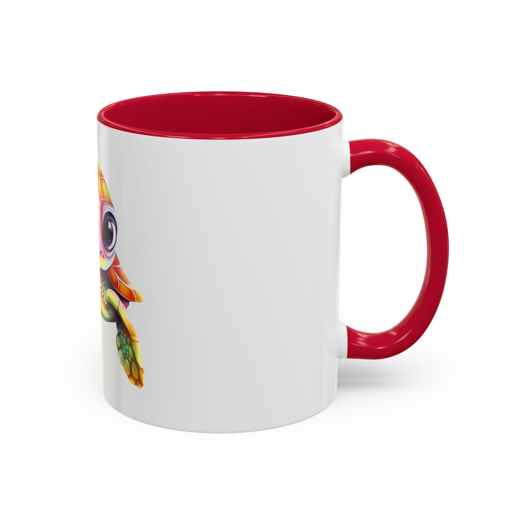 Cute Colorful Sea Turtle Mug — 11oz Ceramic Coffee Cup