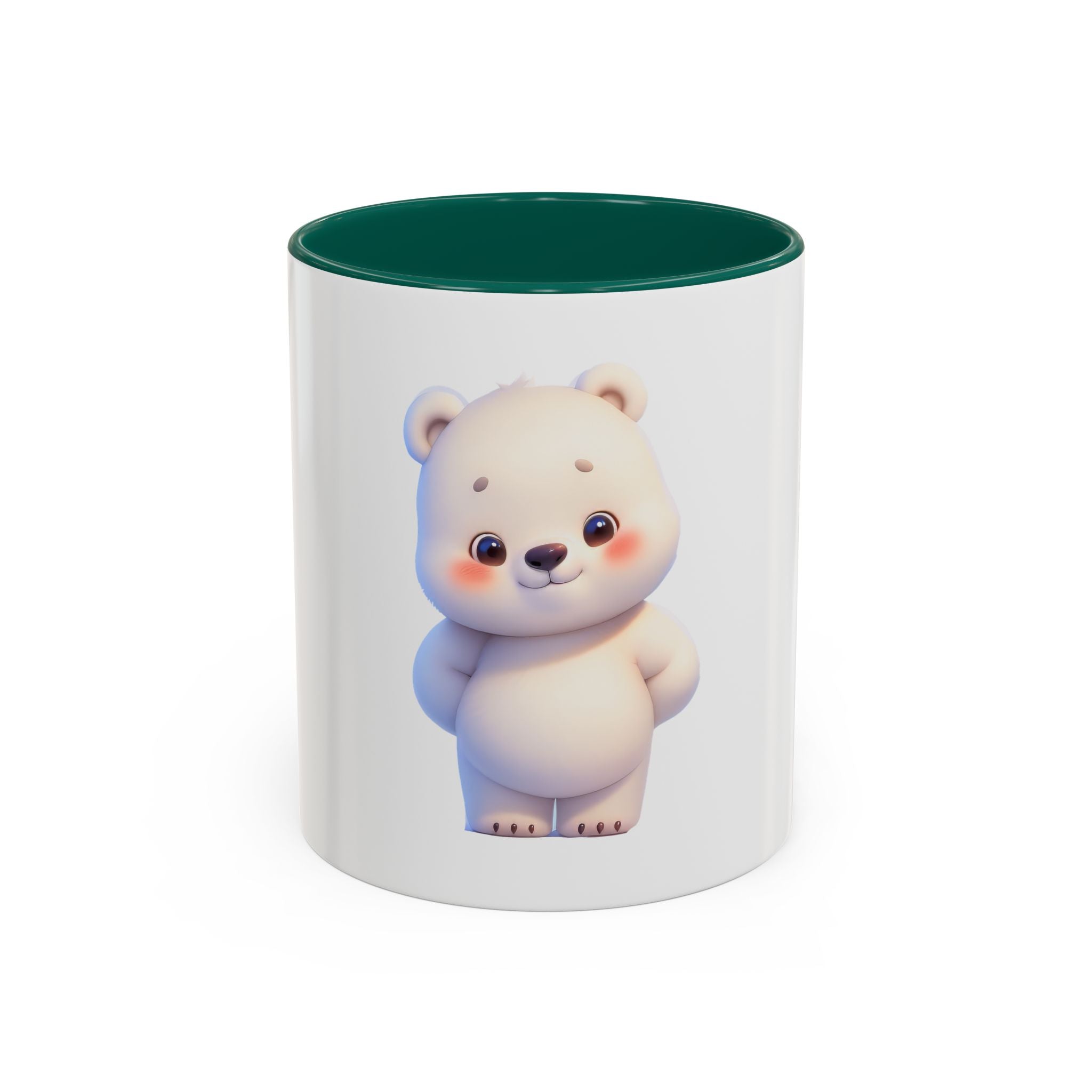 Cute White Bear Coffee Mug — Kawaii Polar Bear 11oz