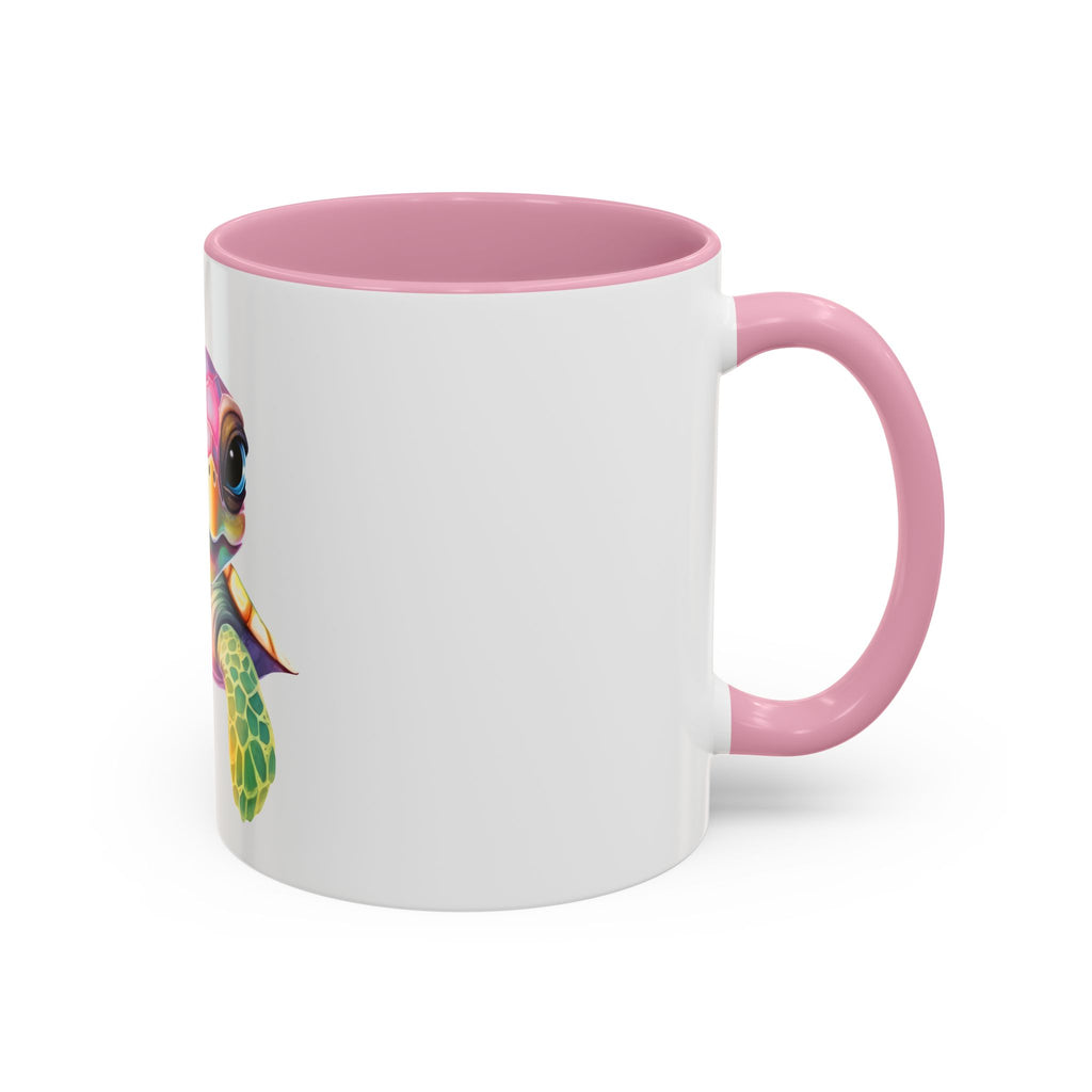 Colorful Sea Turtle Mug (11oz) – Cute Rainbow Marine Coffee Cup