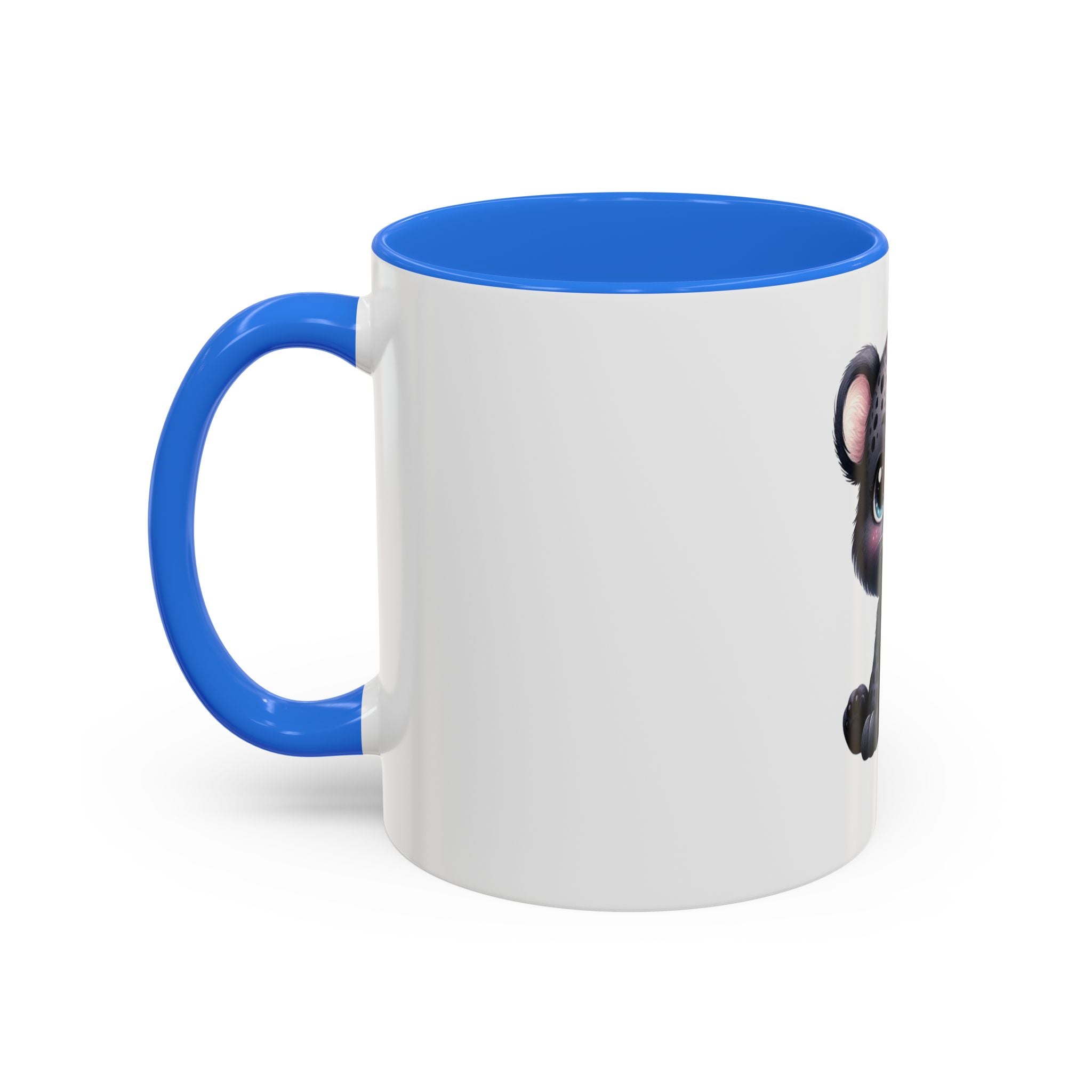 Cute Baby Black Panther Mug — Cute Leopard Cub Coffee Cup (11oz)