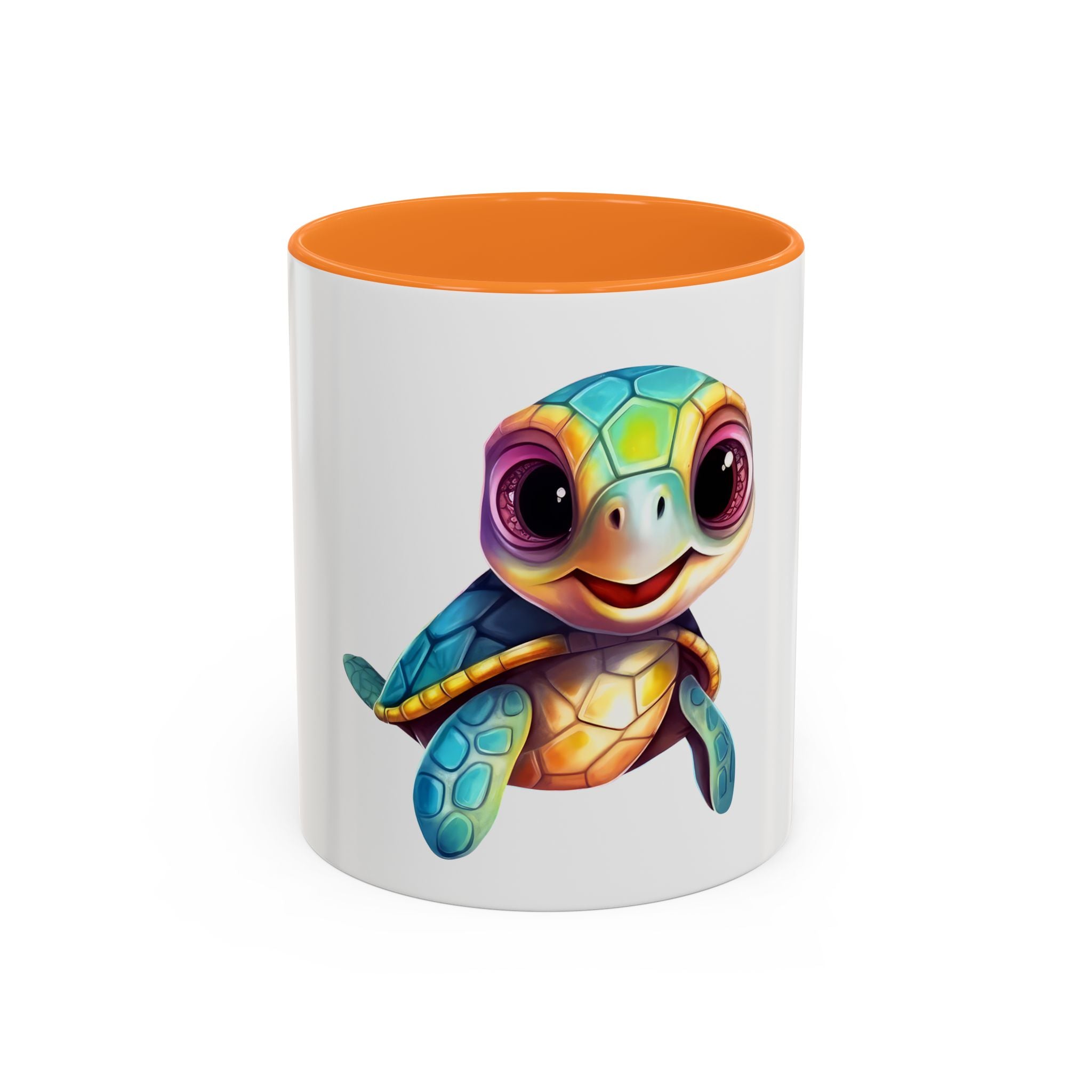 Cute Colorful Sea Turtle Coffee Mug (11oz)