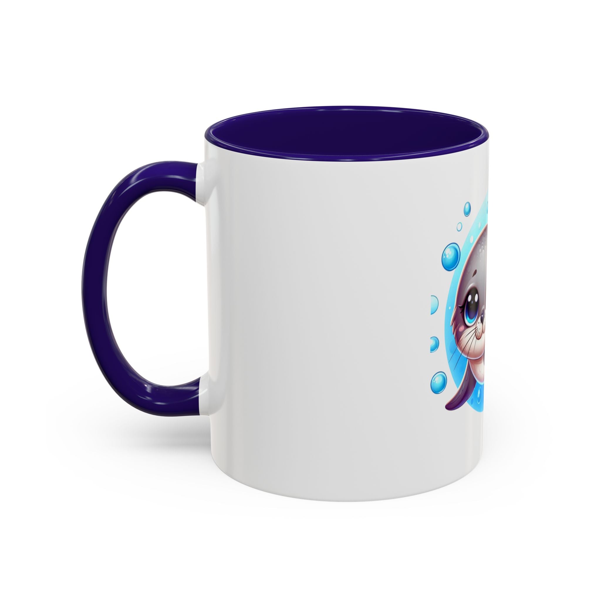 Cute Seal Coffee Mug – Adorable Ocean Animal 11oz Colorful Ceramic