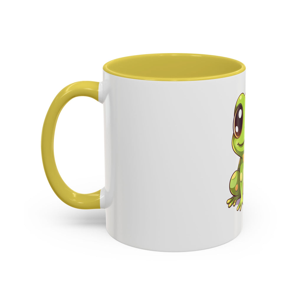 Cute Frog Coffee Mug — 11oz Colorful Ceramic Cup