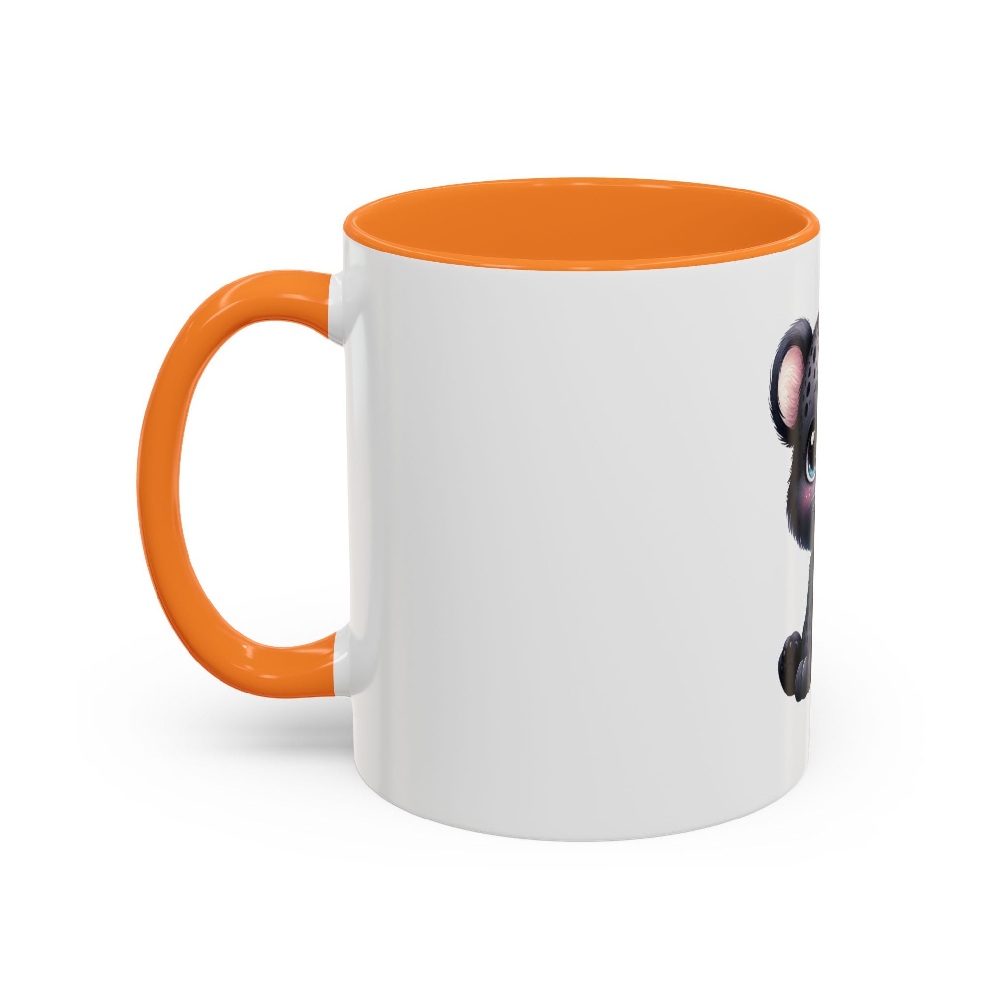 Cute Baby Black Panther Mug — Cute Leopard Cub Coffee Cup (11oz)