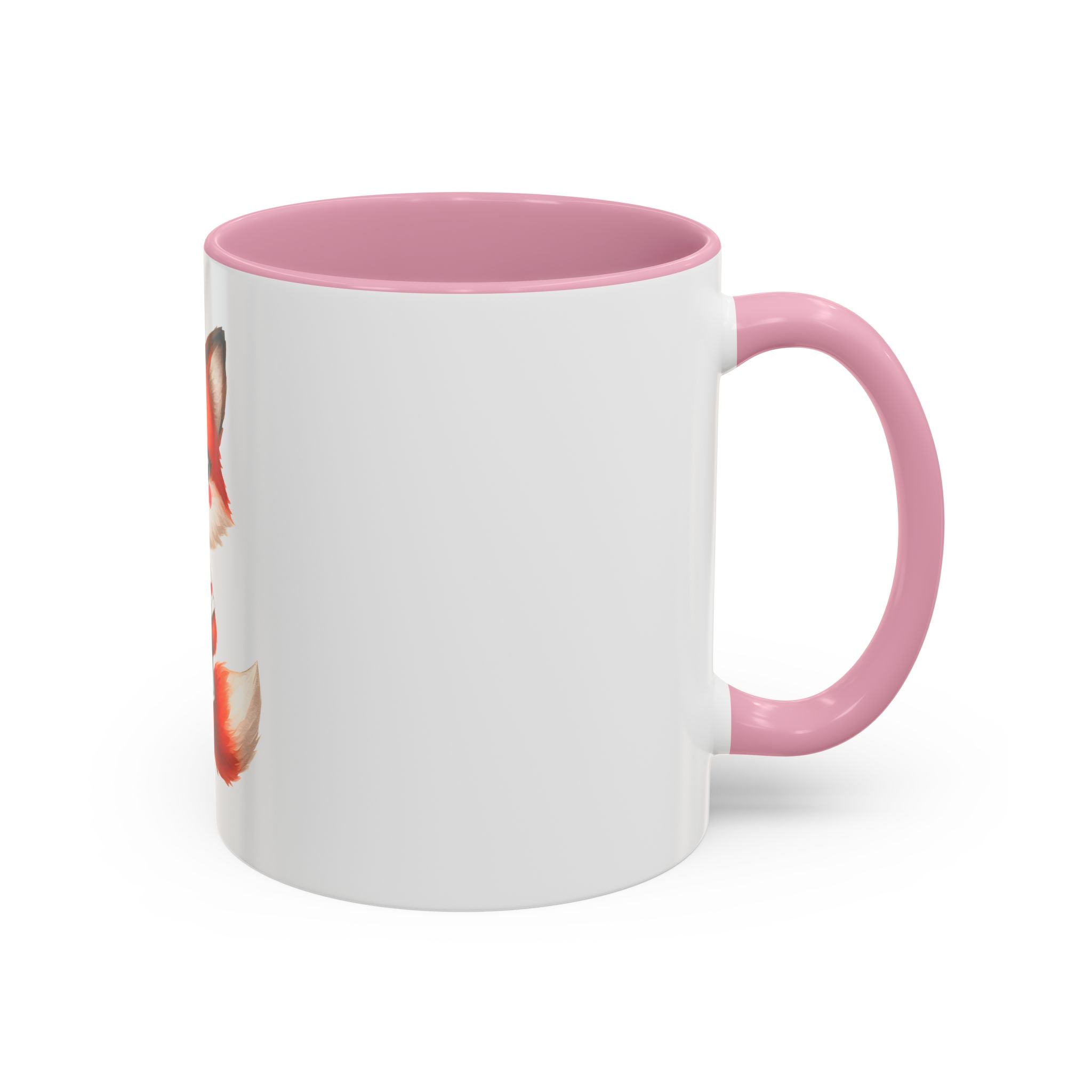 Cute Fox Heart Mug – Adorable Red Fox Holding Heart Coffee Cup (11oz)