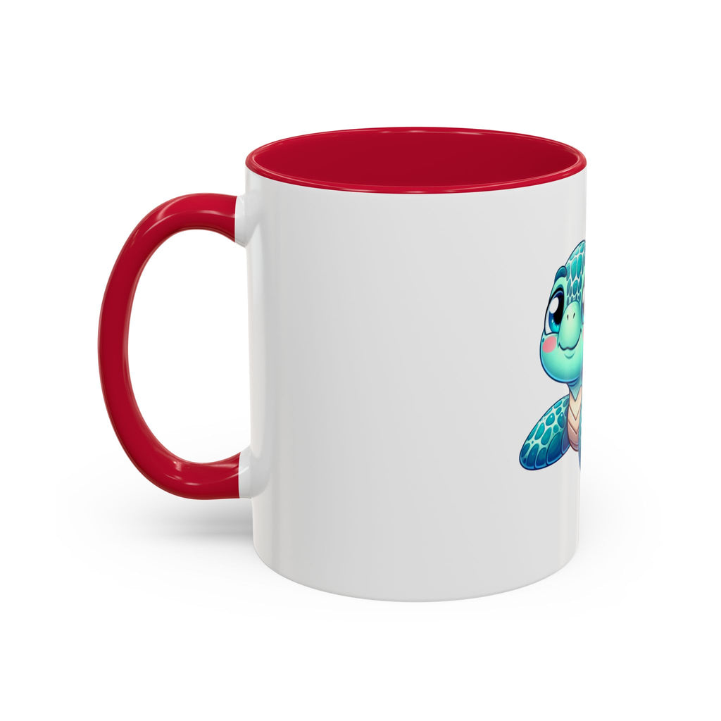 Cute Sea Turtle Coffee Mug (11oz) – Colorful Ocean Animal Ceramic Mug