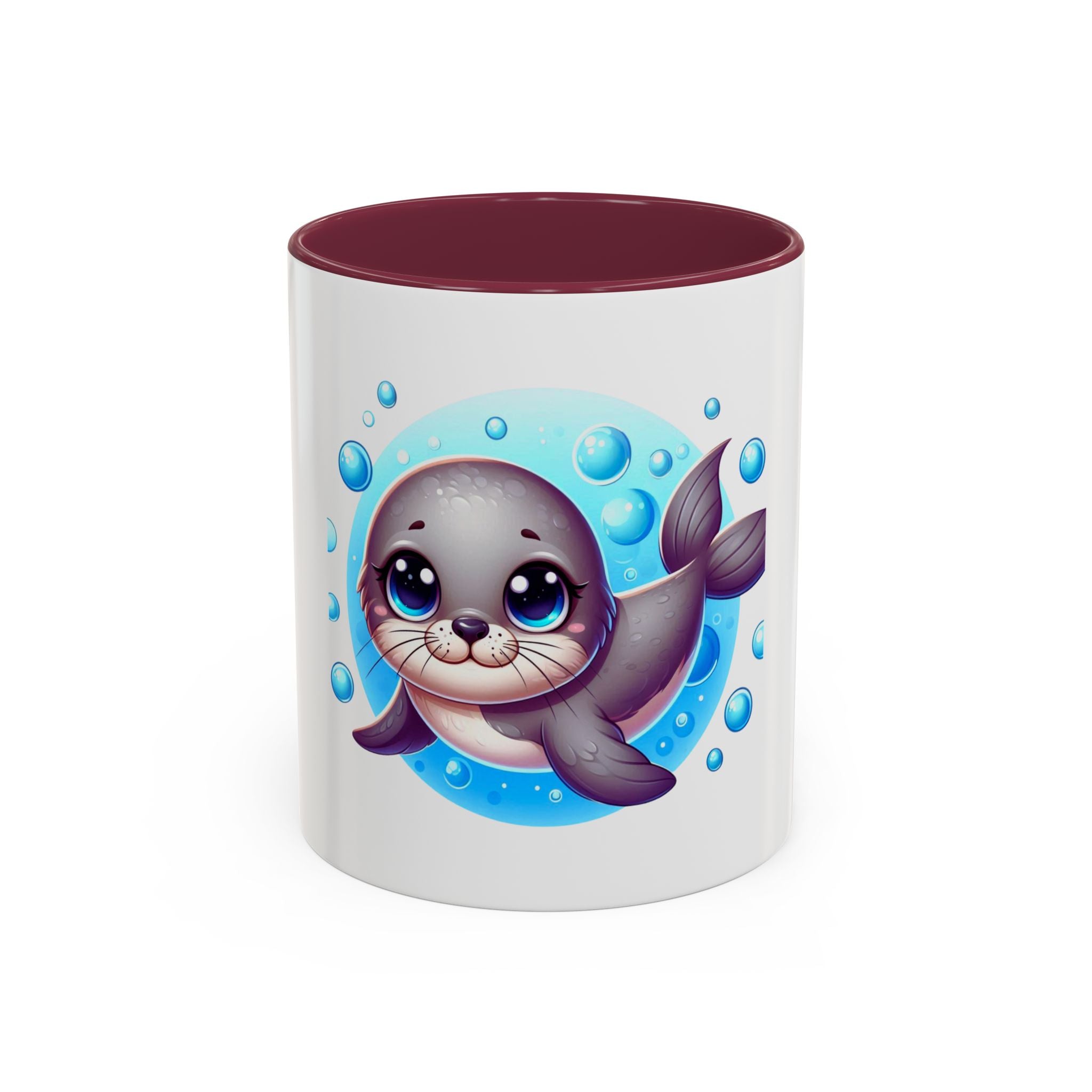 Cute Seal Coffee Mug – Adorable Ocean Animal 11oz Colorful Ceramic