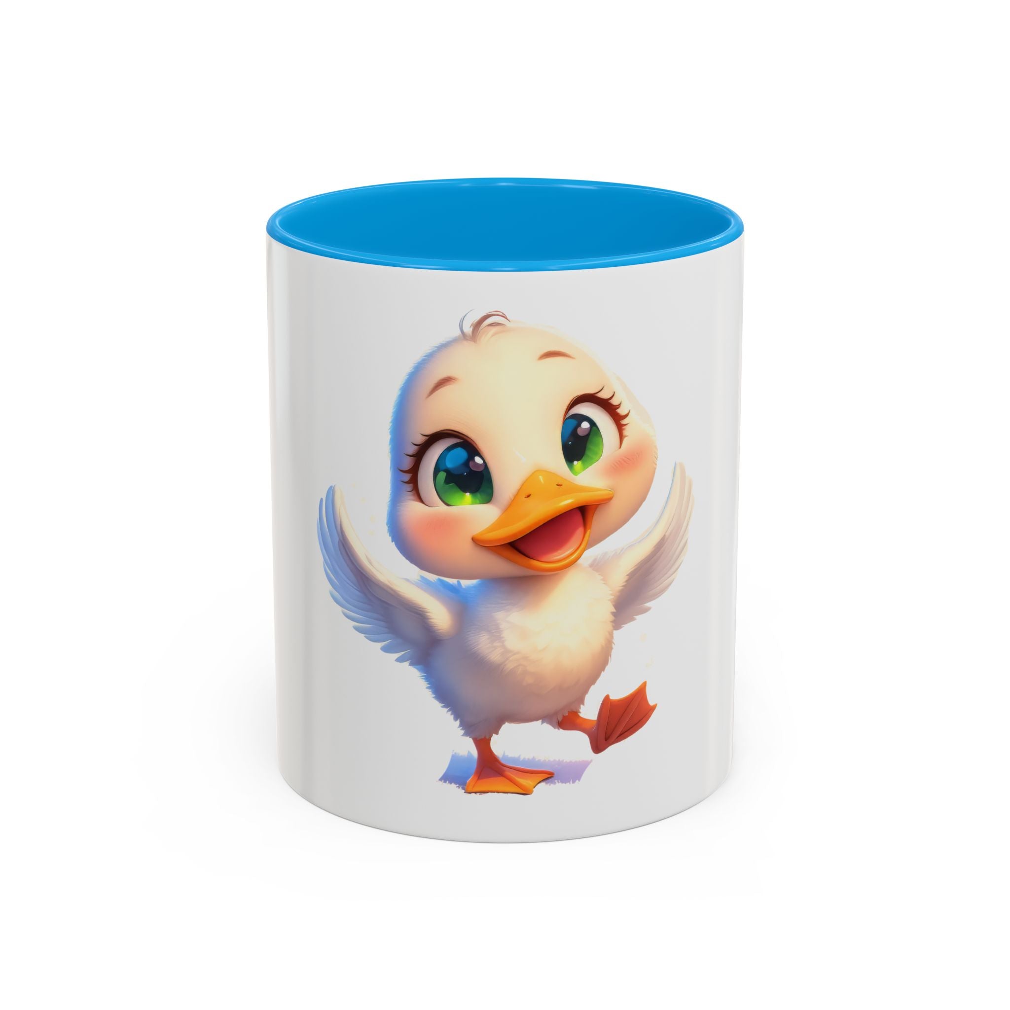 Cute Duckling Coffee Mug — Adorable Cartoon Baby Duck 11oz