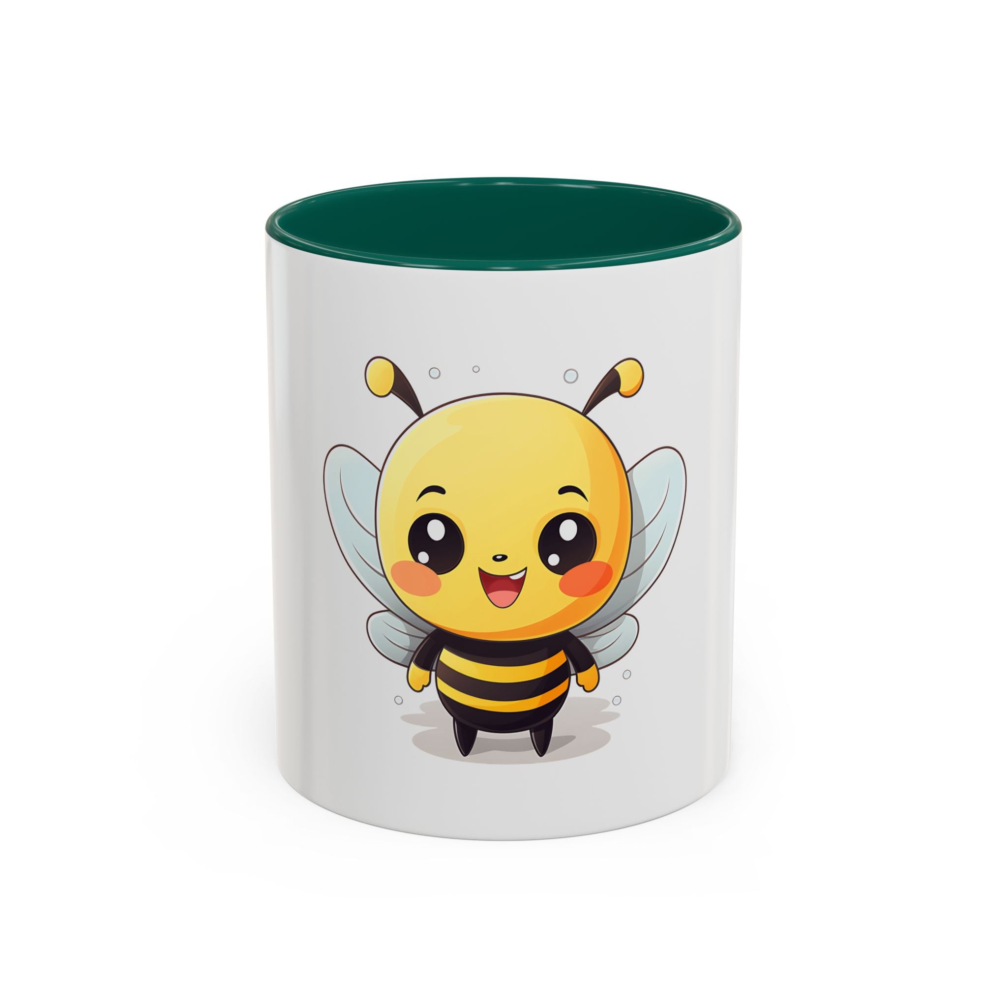 Cute Bee Coffee Mug – Kawaii Bumblebee Coffee Cup (11oz)